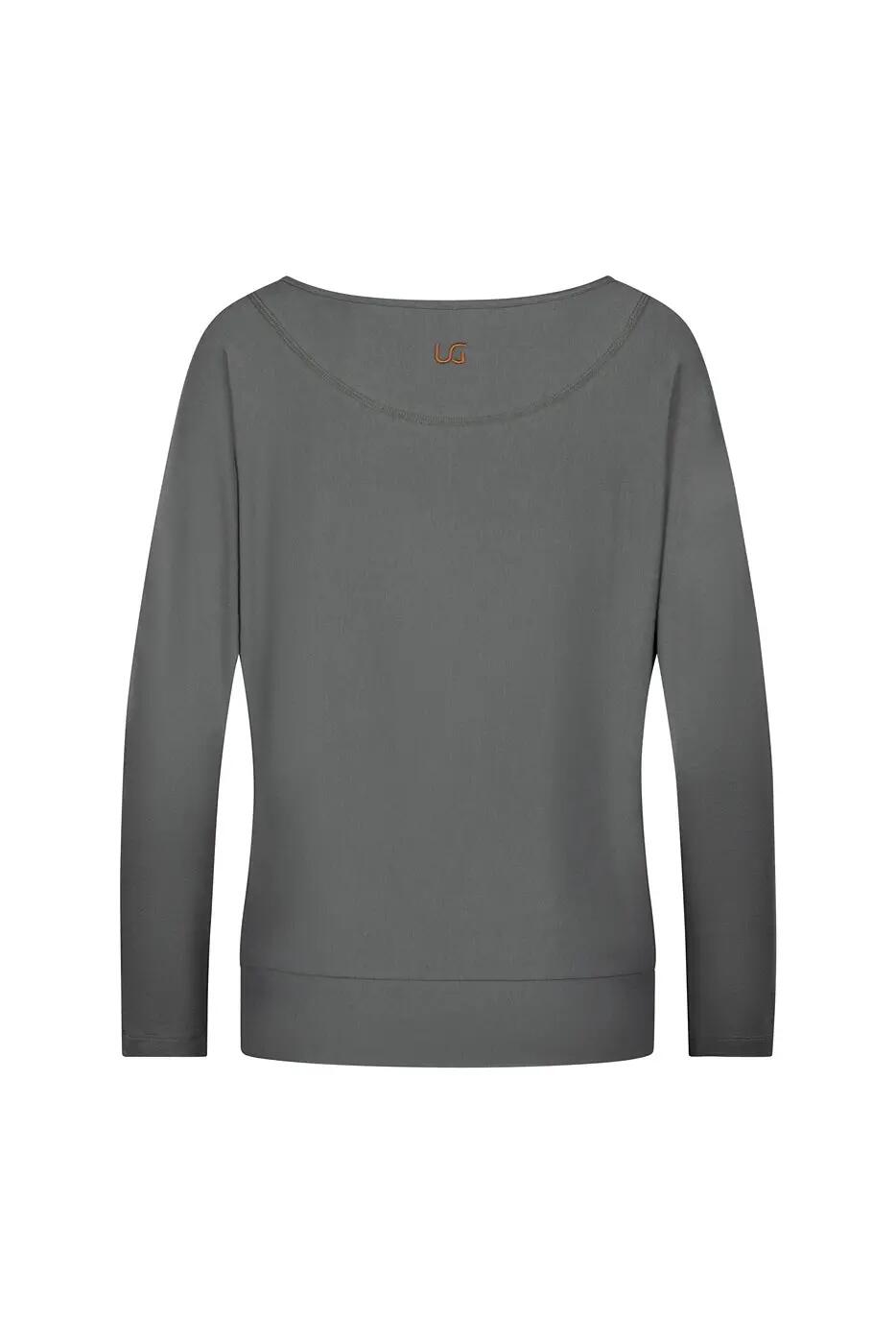 Loosefit batwing Budhi Longsleeve Yoga en Pilates Shirt - Jade 6/6