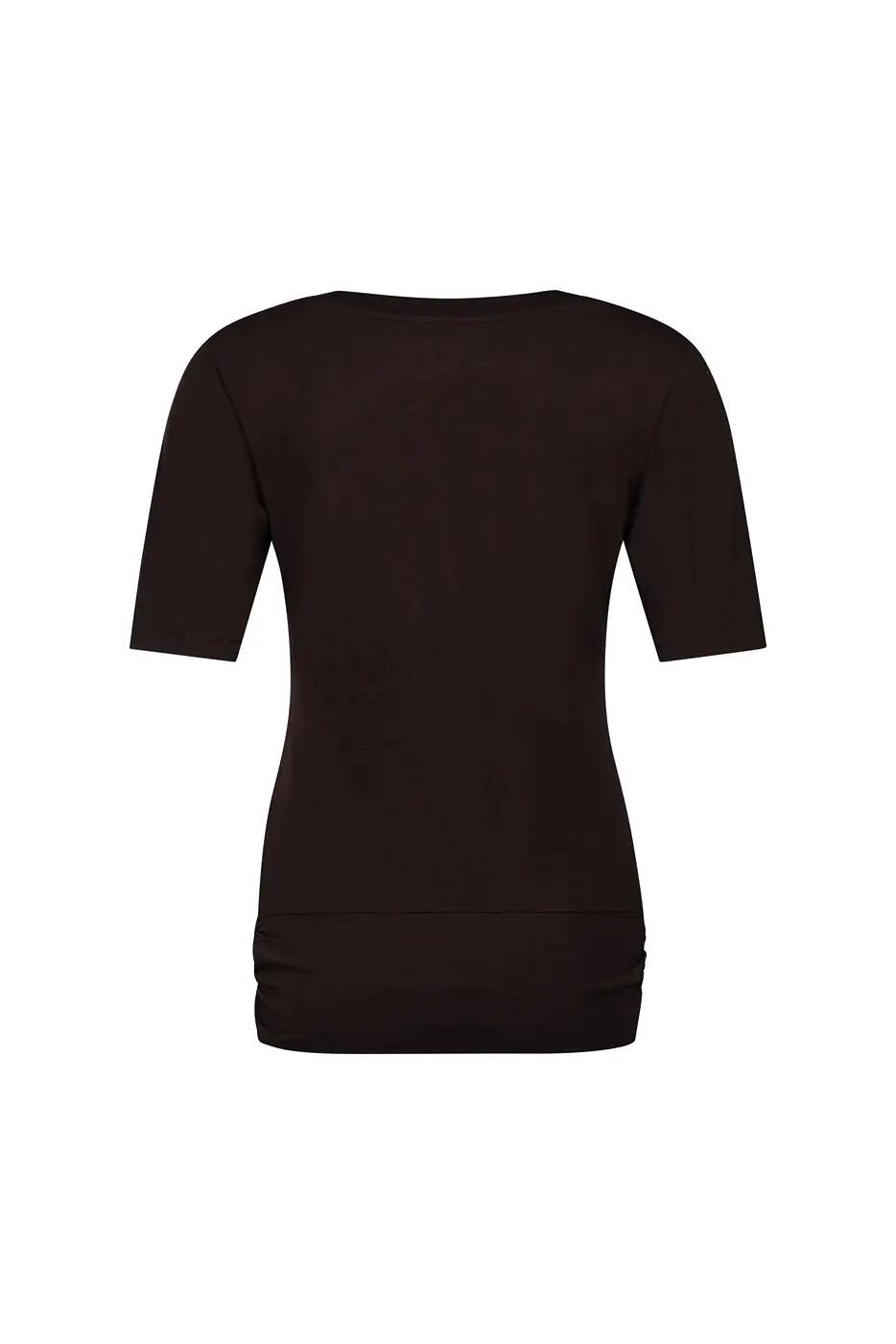 Kami : Multifunctionele Yoga & Pilates top met heupband - Coffee 6/6