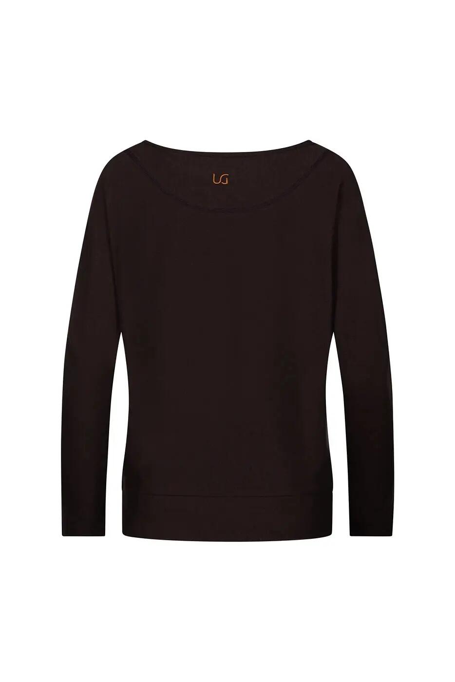Loosefit batwing Budhi Longsleeve Yoga en Pilates Shirt - Coffee 6/6