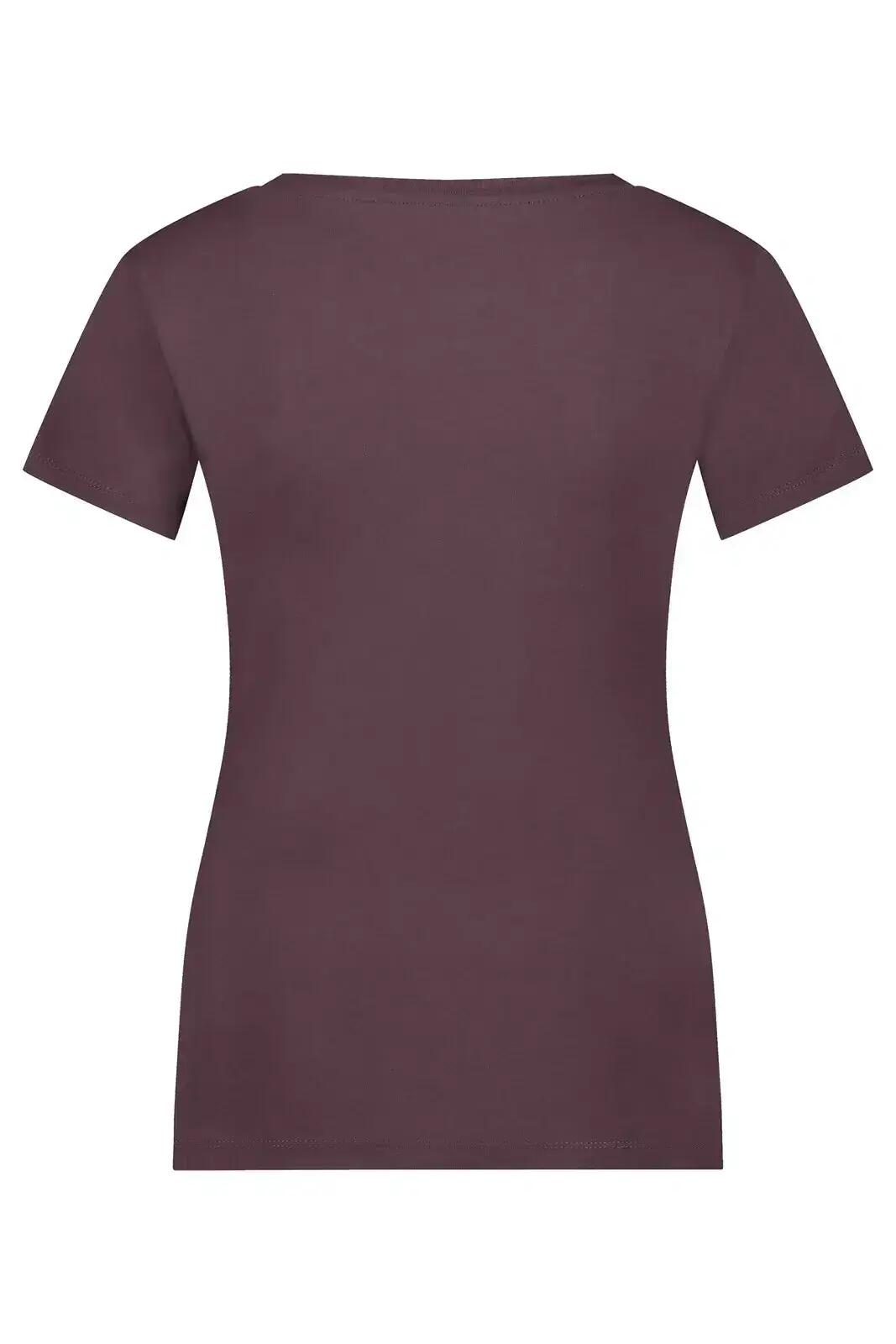 Om Core Yoga en Pilates Tee - Berry 6/6