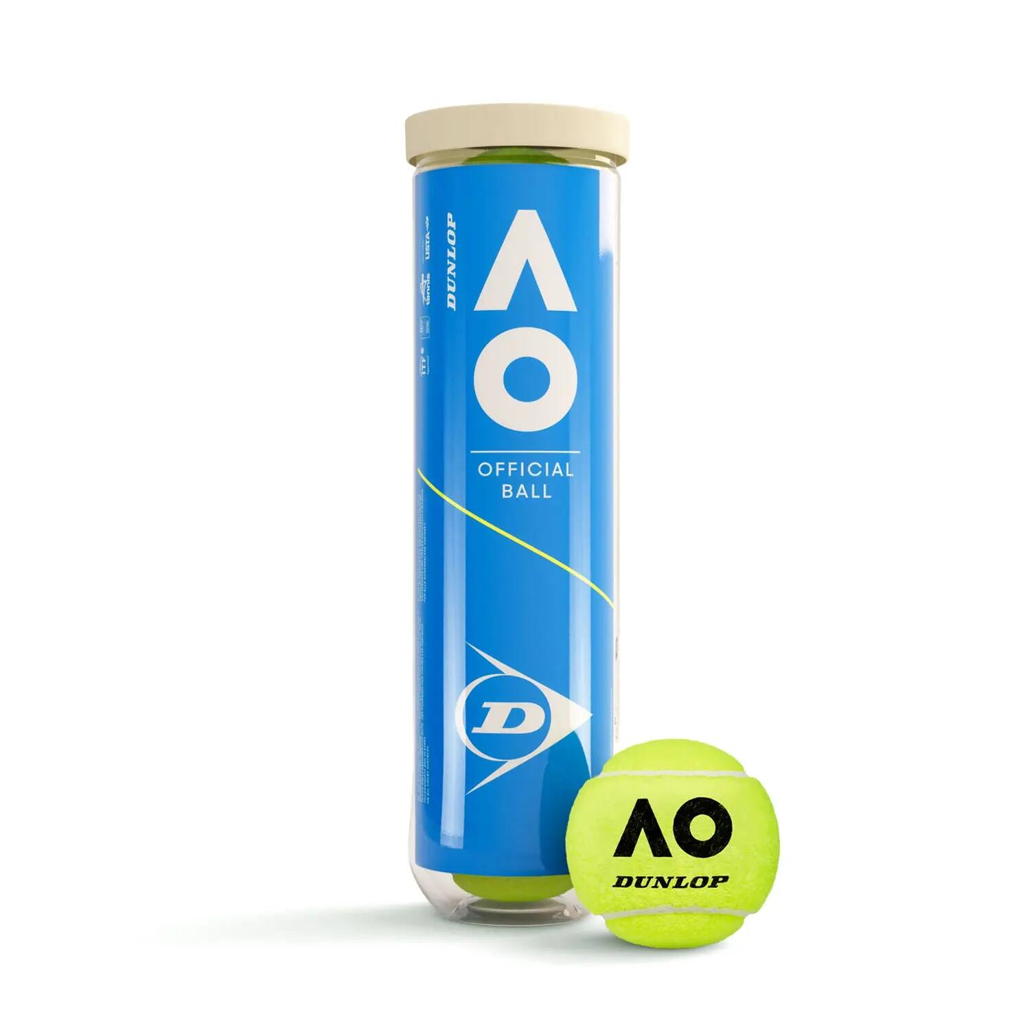 4-ball Can Dunlop Australian Open 2/3