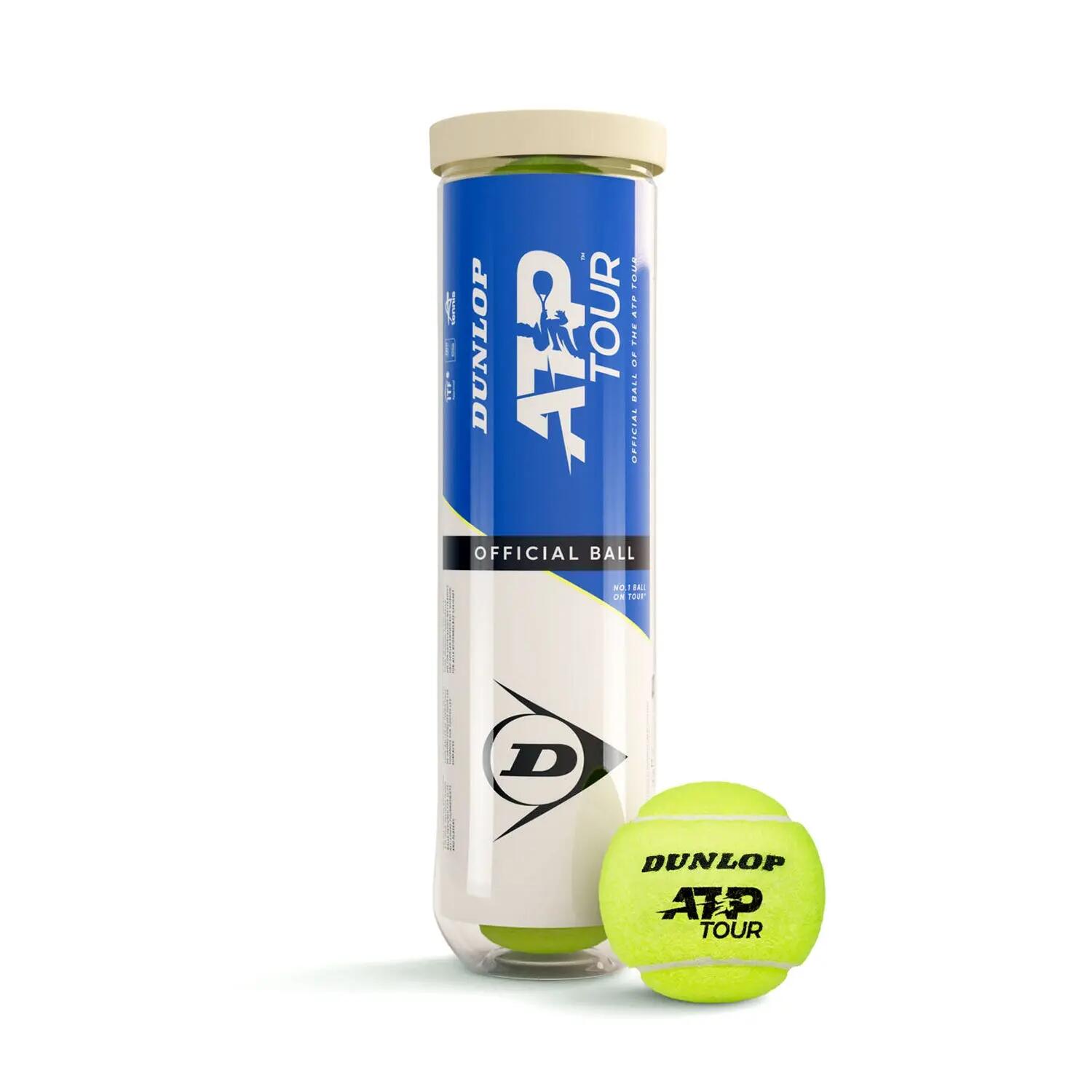 4-ball Can Dunlop Atp Tour 2/3