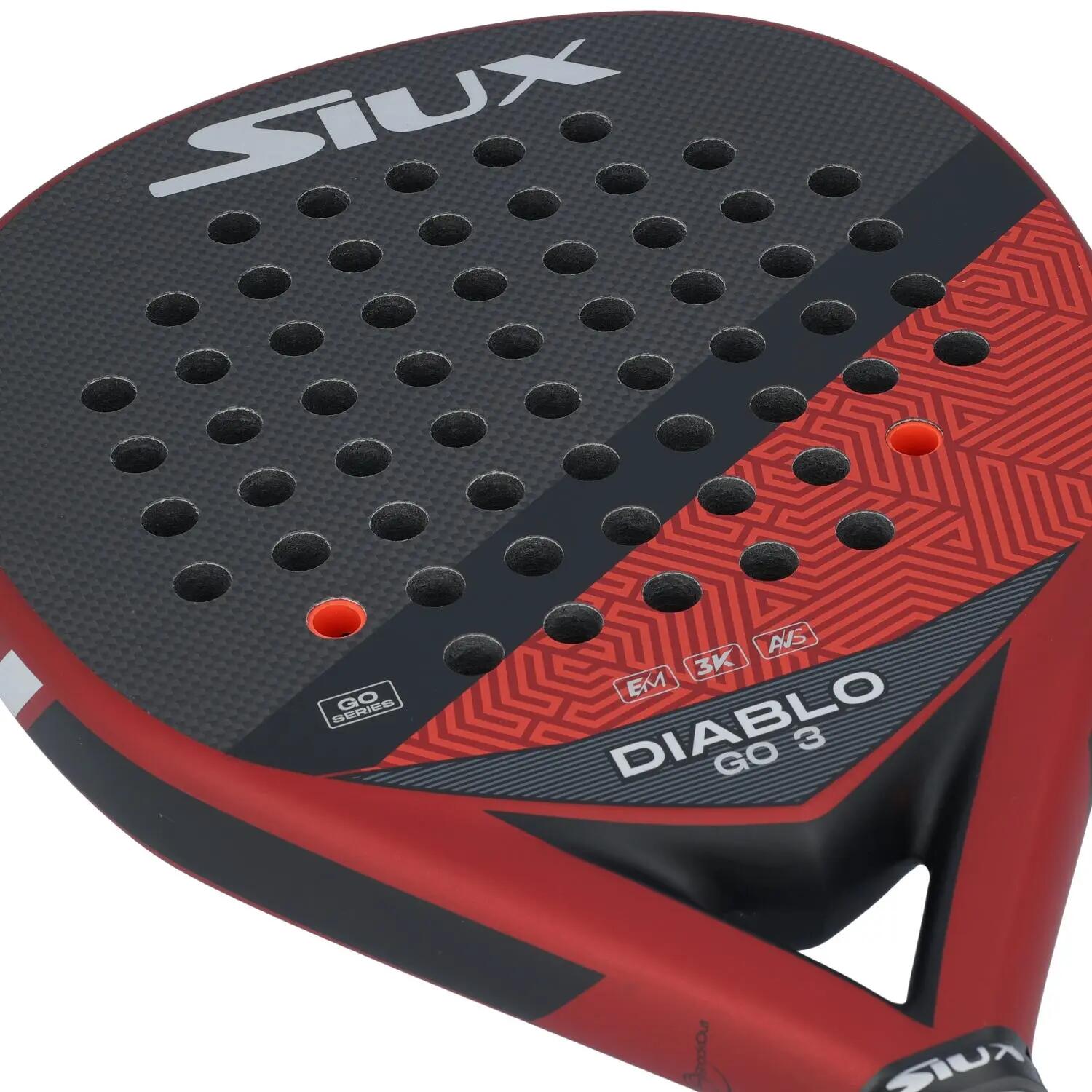 Siux - Padel-Schläger Diablo Go 3 mittleres Niveau, Hybrid-Form 6/7