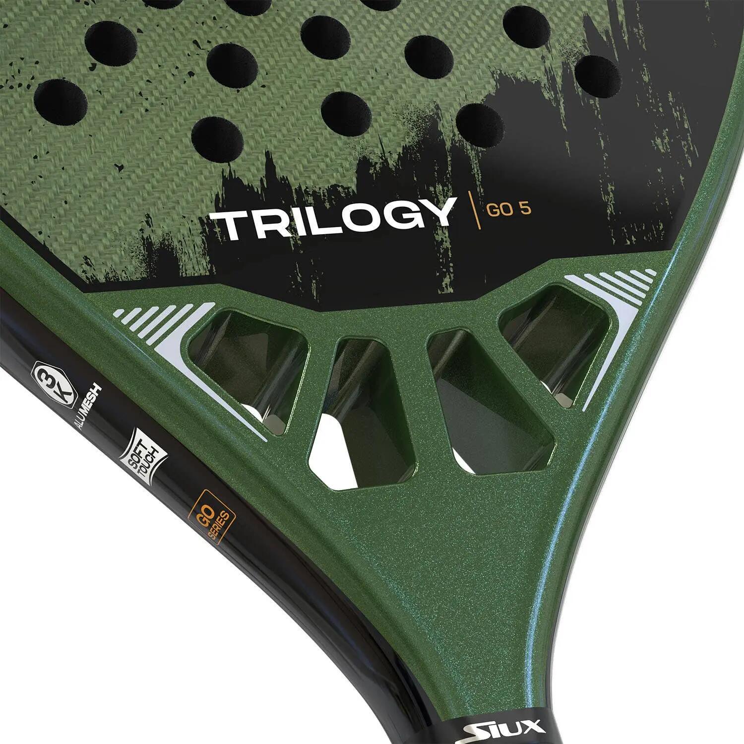 Siux - Raquete de Padel Trilogy Go 5 nível intermediário forma redonda 6/7