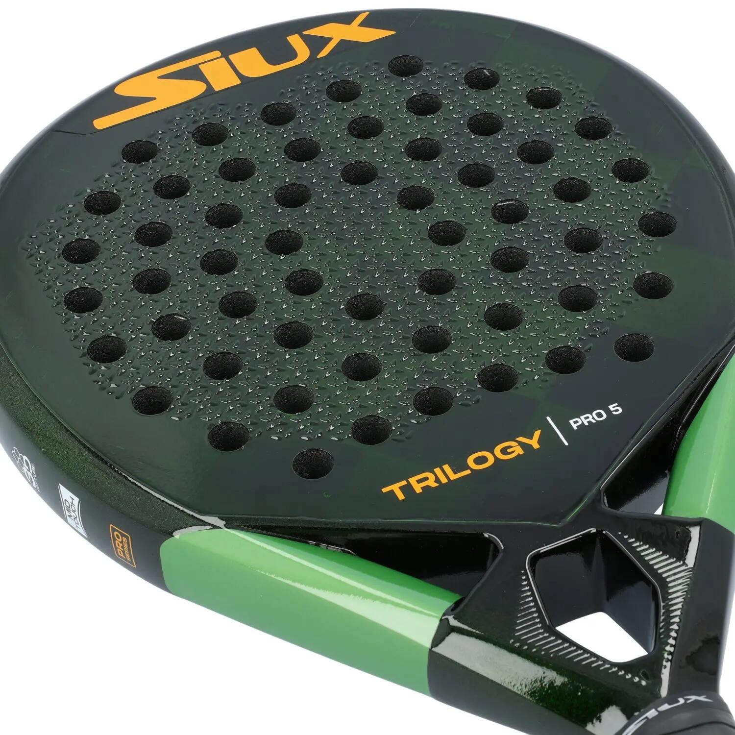 Siux - Raquete de Padel Trilogy Pro 5 para mulher profissional formato redondo. 6/7