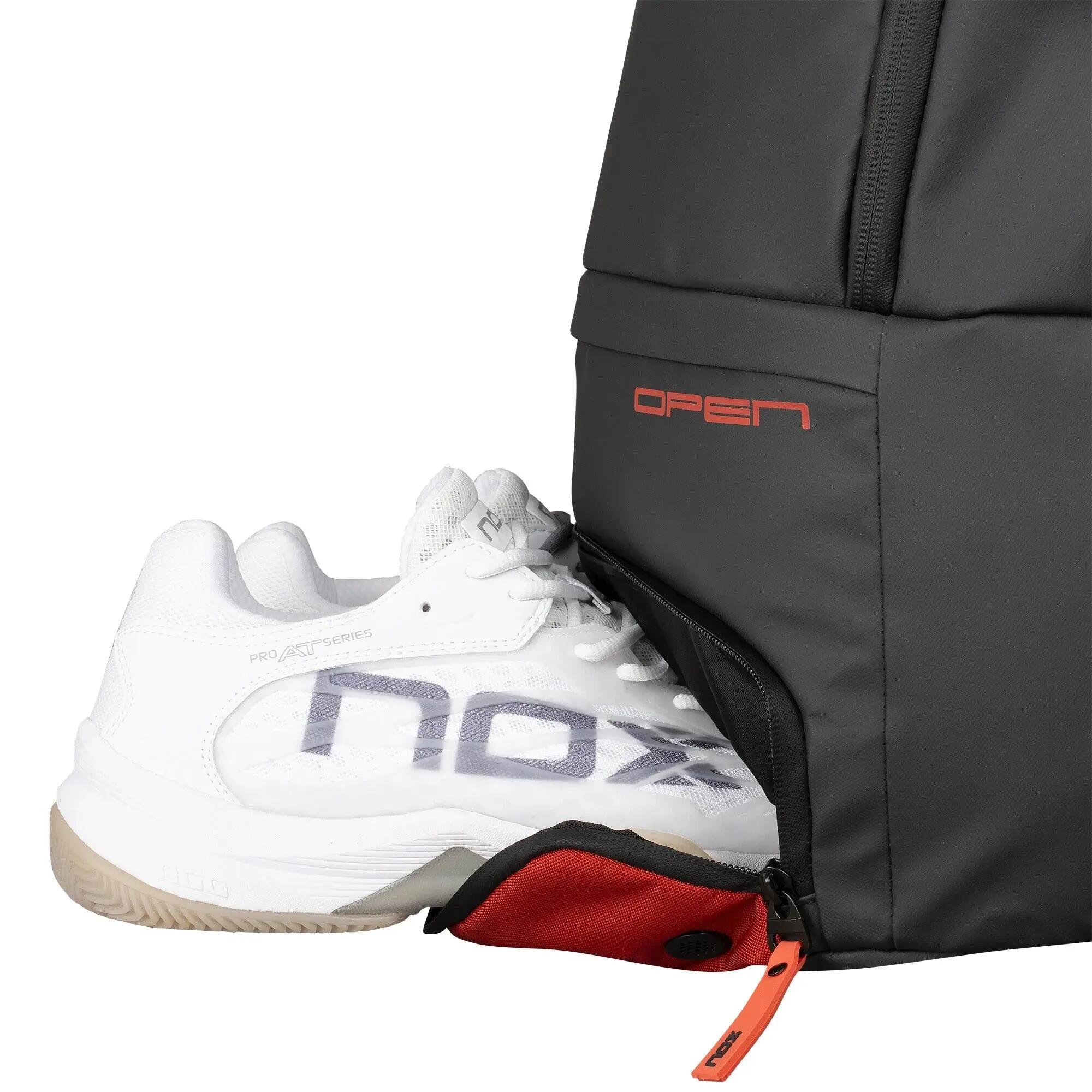 Backpack Nox Luxury Open Series Black Red 7/7