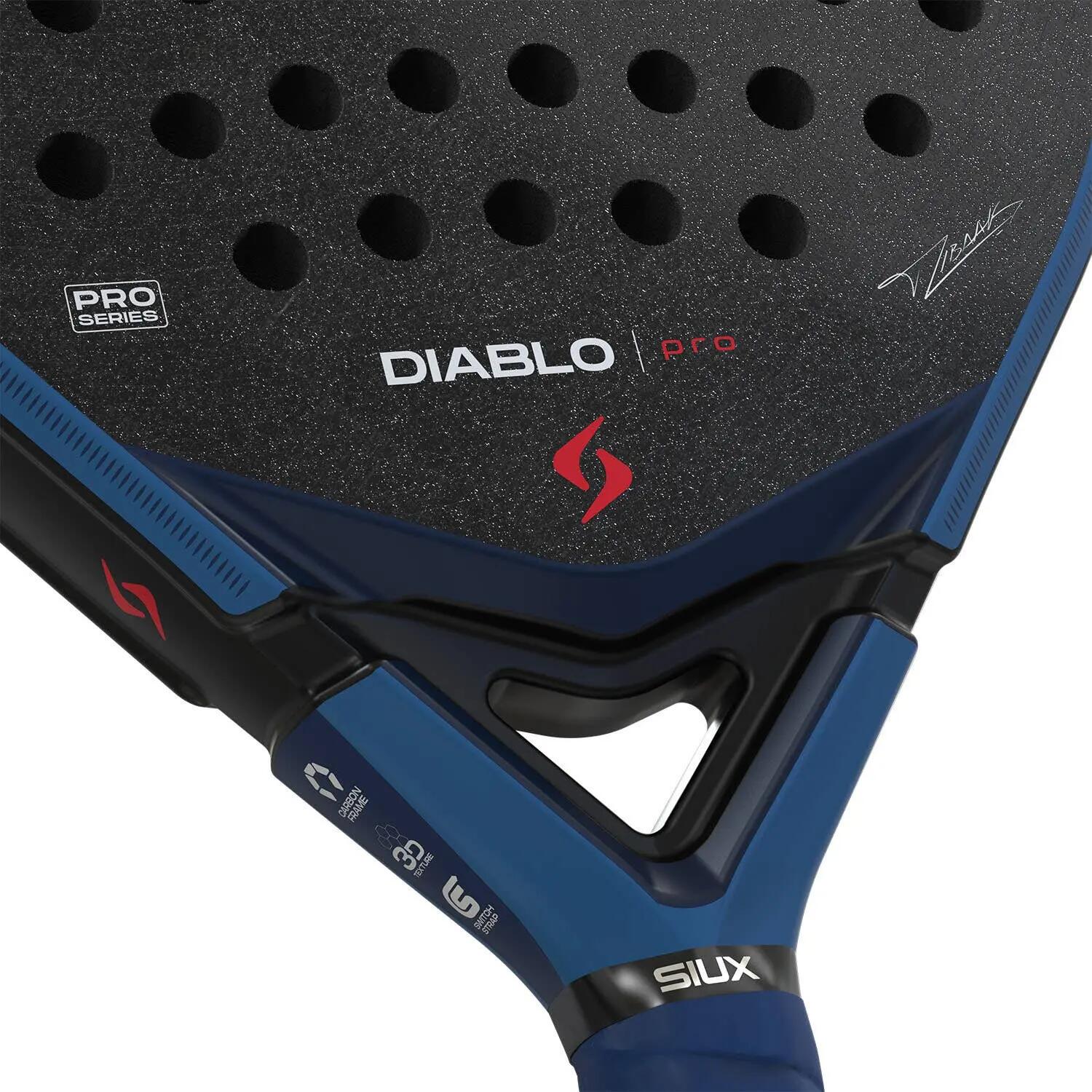 Siux - Raquete de Padel Diablo Pro 2026 Azul Royal nível profissional 6/7