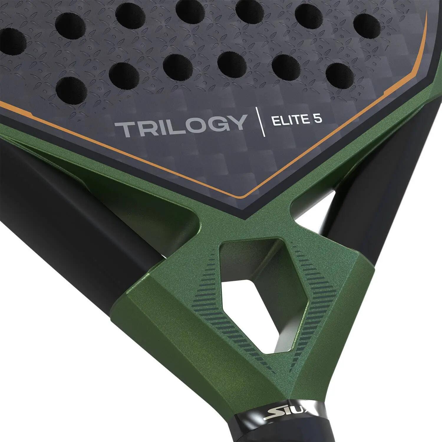 Siux - Pala de Pádel Trilogy Elite 5 nivel avanzado forma redonda 6/7