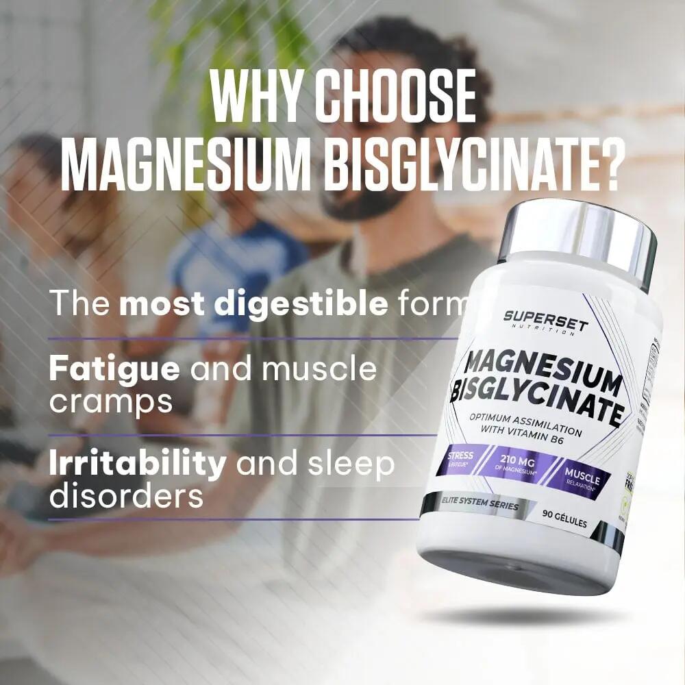 Magnesio - Magnesium Bisglycinate (90 Caps) 3/5