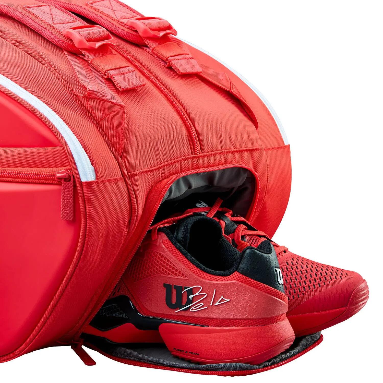 Padelbag Wilson Super Tour Padel 2026 Red Wr8913001 6/7