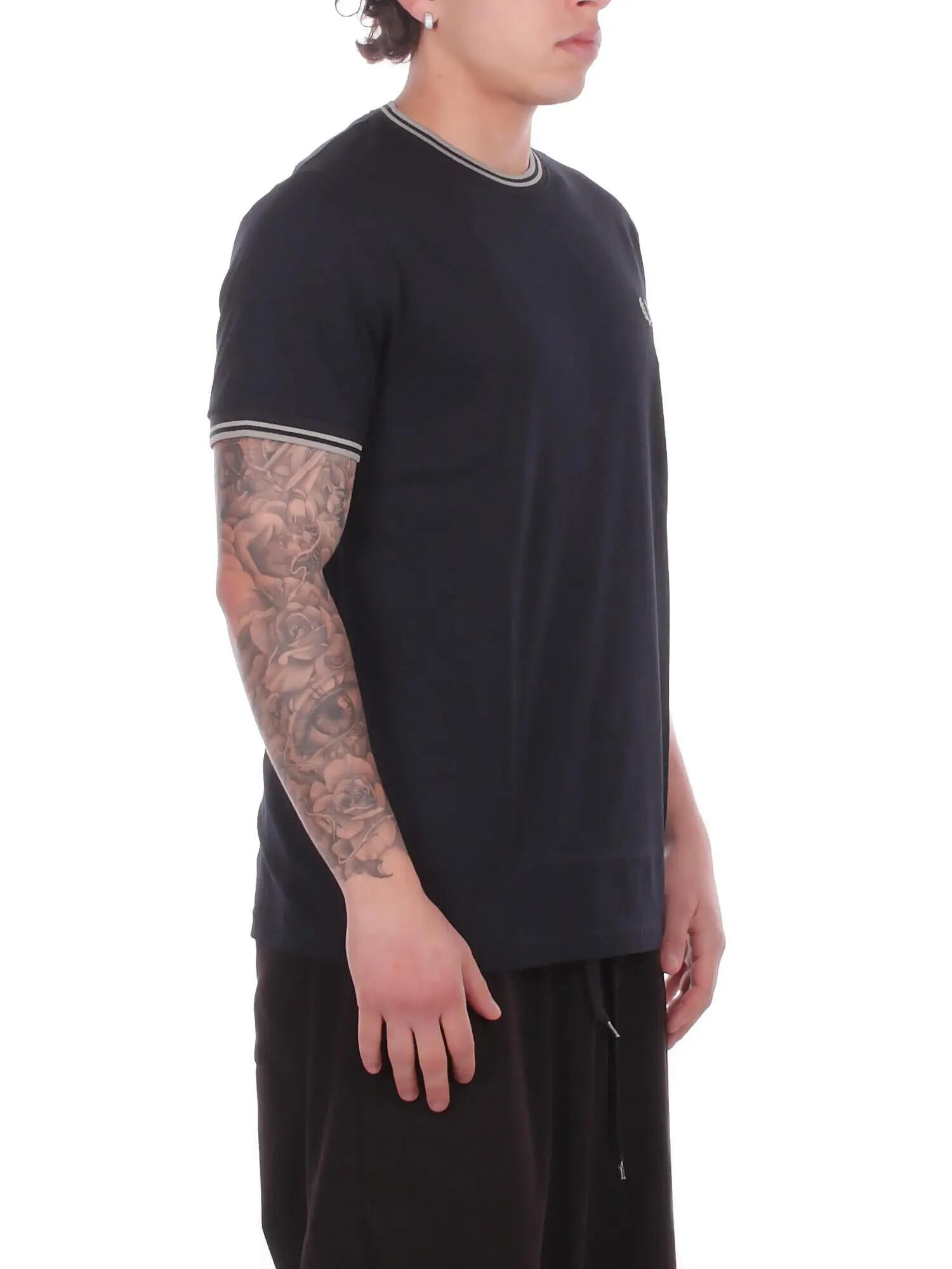 T-shirt Heren Fred Perry Groen 5/5