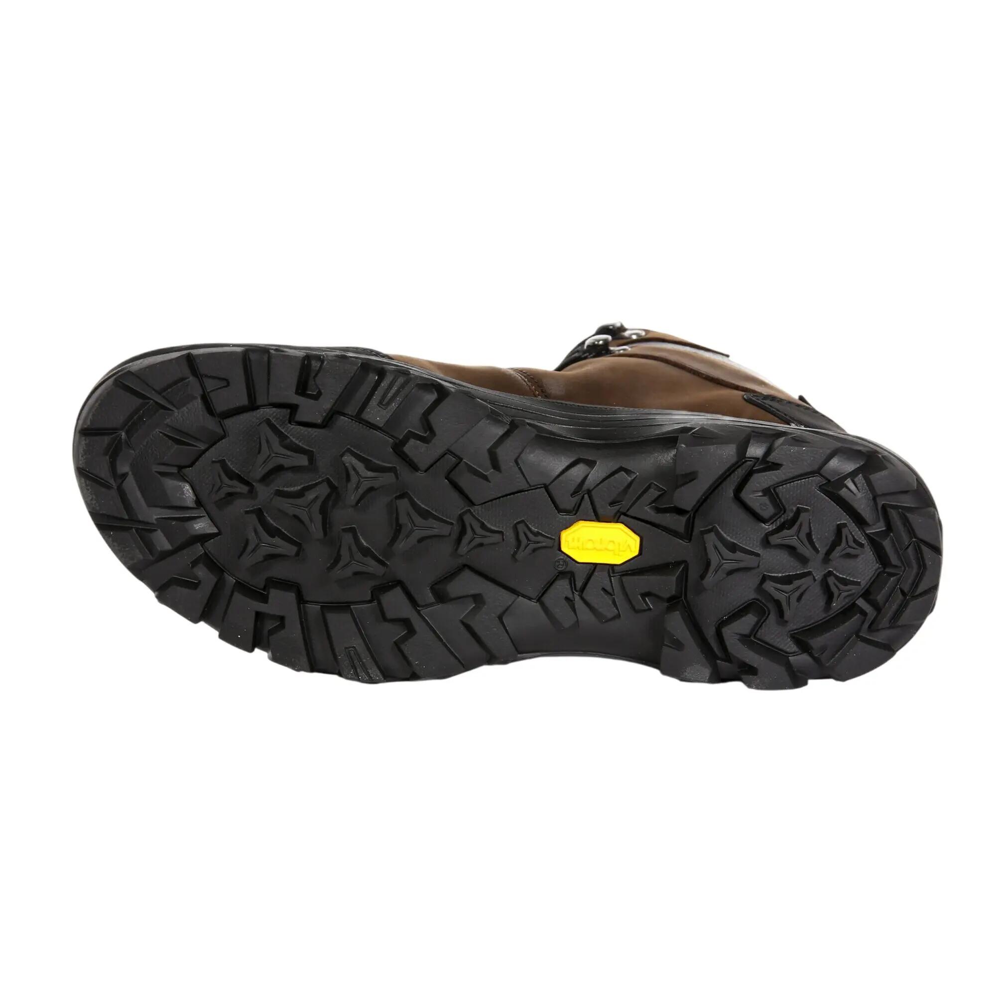 Grote buitenshuis Heren Burrell Leren Wandelschoenen (Veen) 4/7