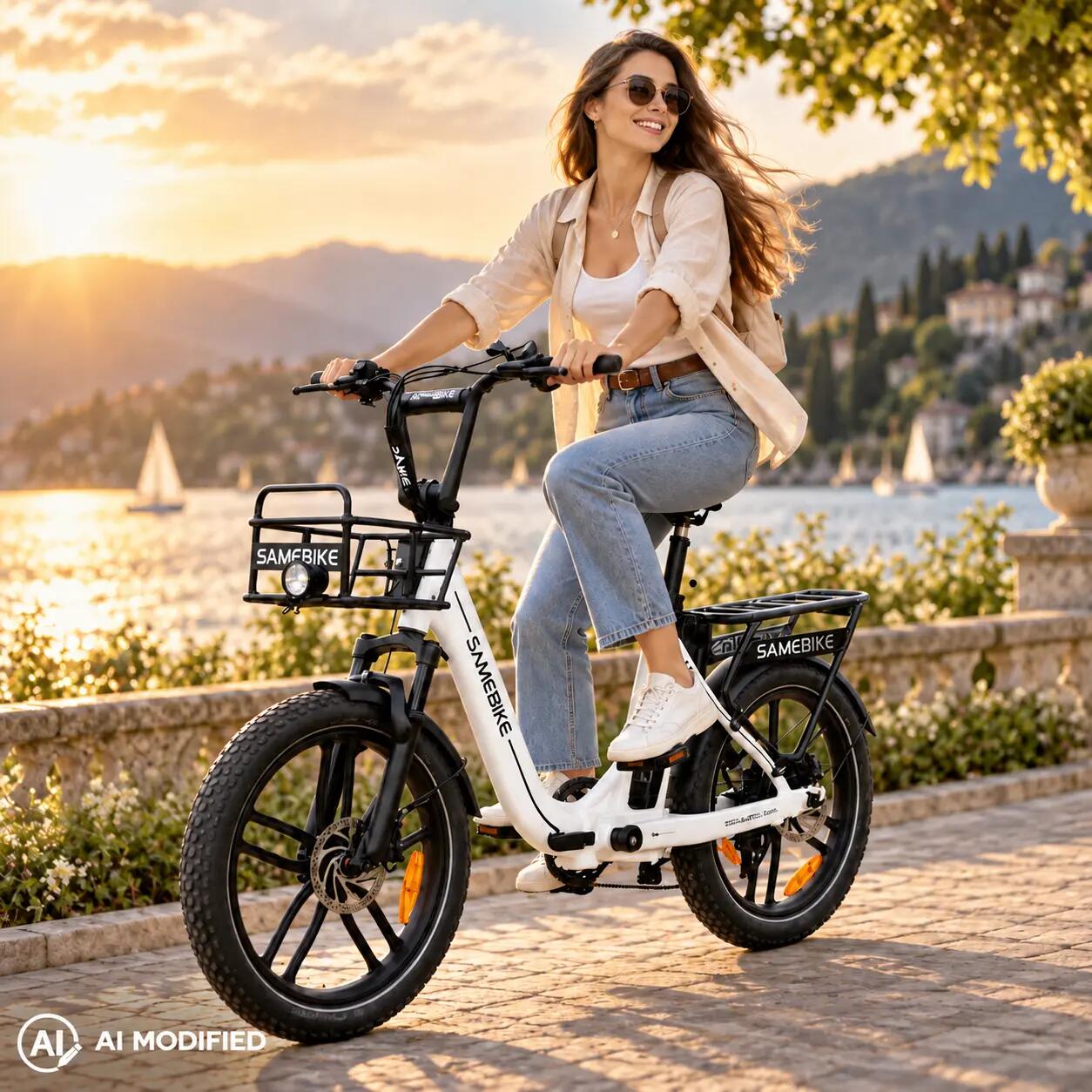 C05PRO faltbares Elektrofahrrad 470Wh-36V-13Ah - 20"x4" Rad FatBike 5/10