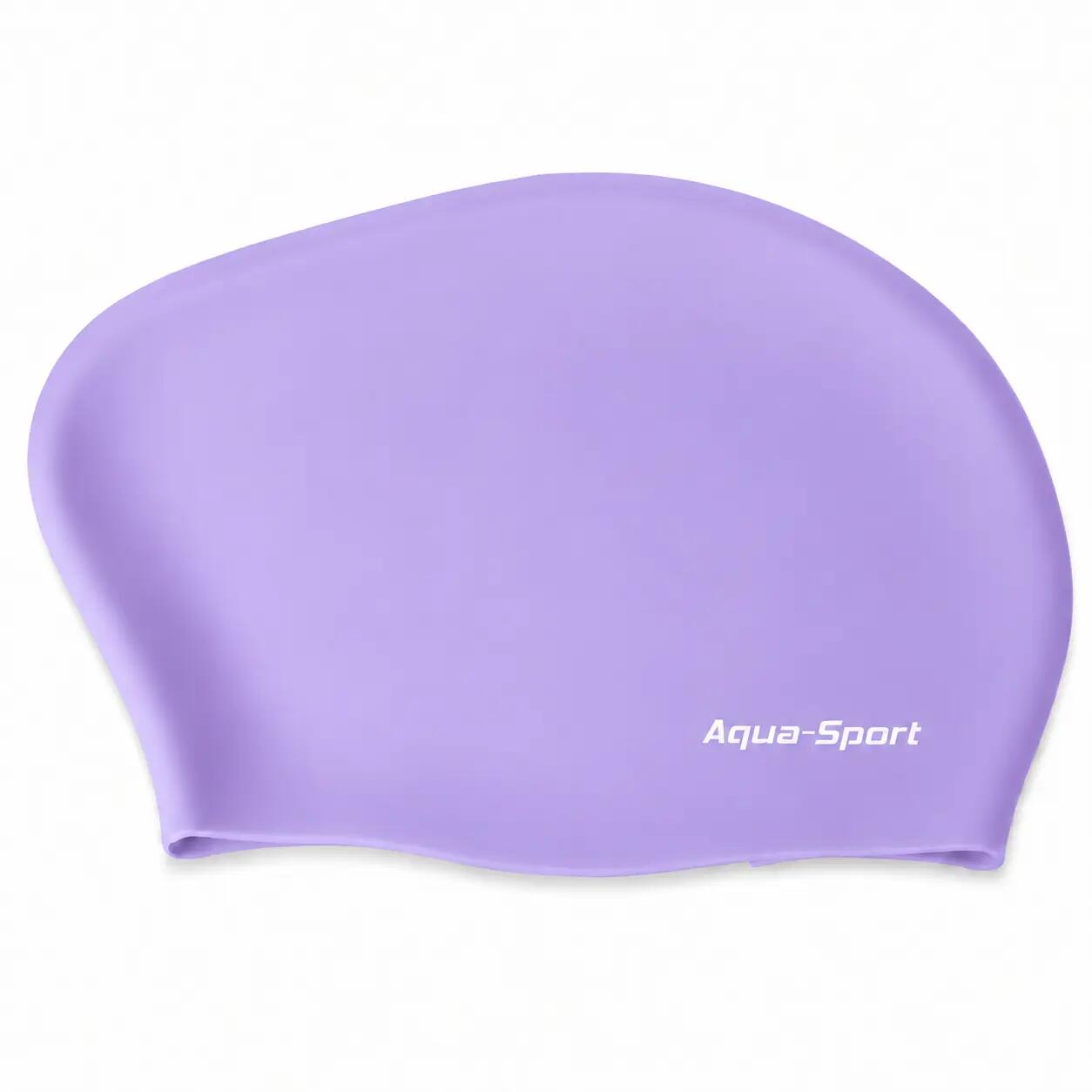 Czepek pływacki silikonowy na basen unisex Aqua-Sport Long Hair 8/9
