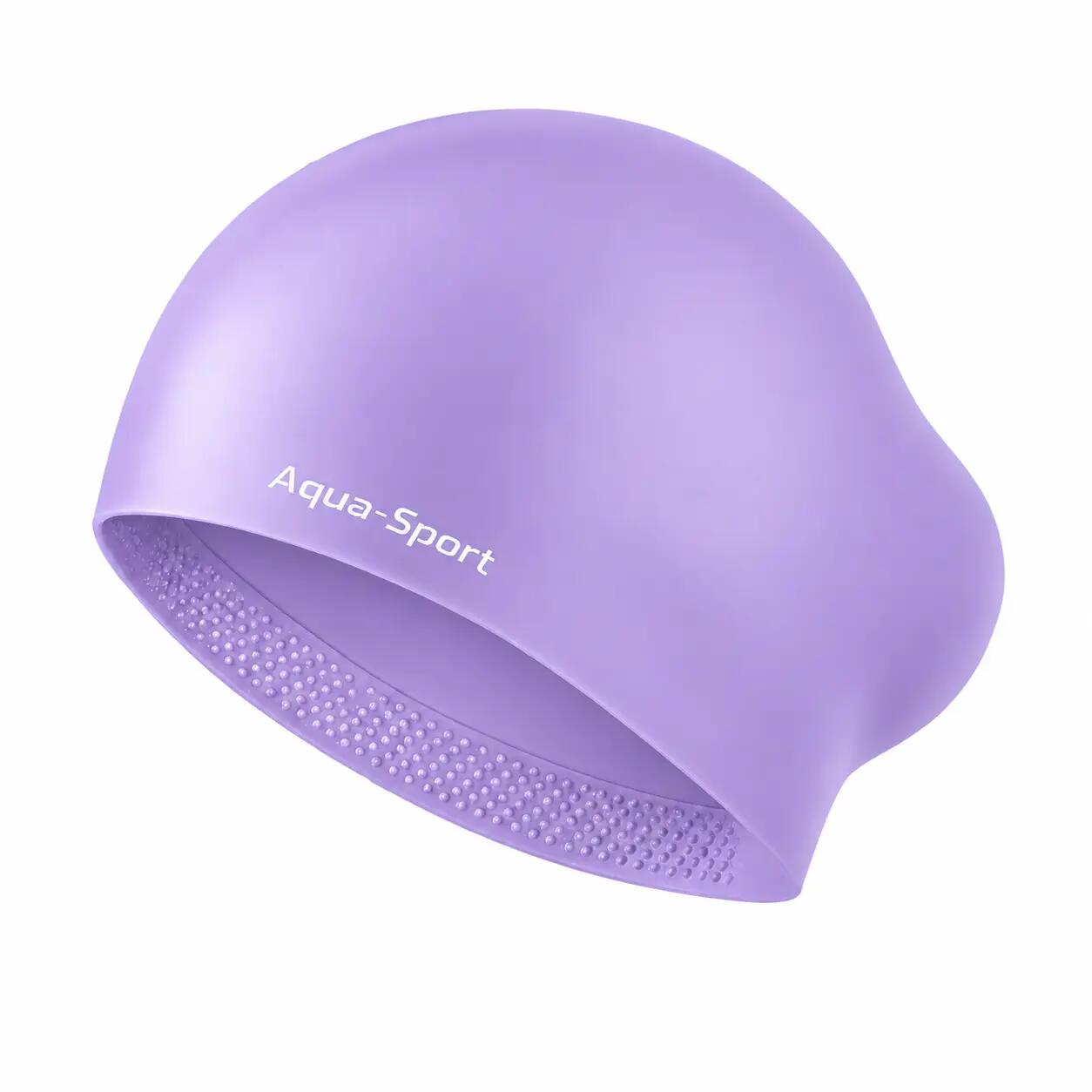 Czepek pływacki silikonowy na basen unisex Aqua-Sport Long Hair 2/9