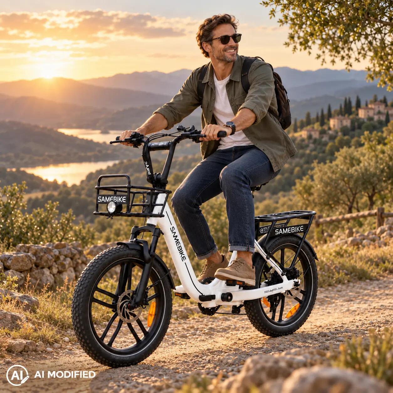 C05PRO faltbares Elektrofahrrad 470Wh-36V-13Ah - 20"x4" Rad FatBike 4/10