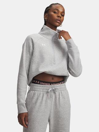 Bluza Damska Polarowa Under Armour Polar Damski Szary Rival Fleece