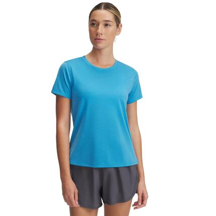 Haut Manches Courtes LAUNCH Femme (Bleu Céleste)