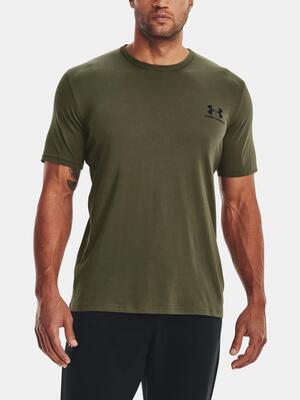 T-shirt under armour groen sportstyle left chest