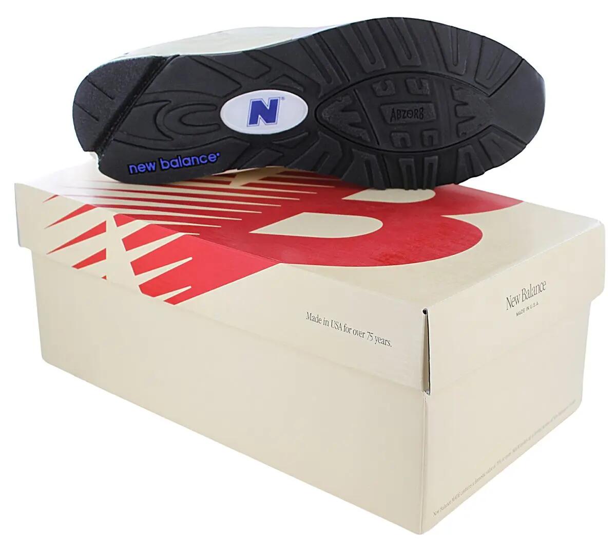 Chaussures  990 v2 Made In USA White Blue 5/6