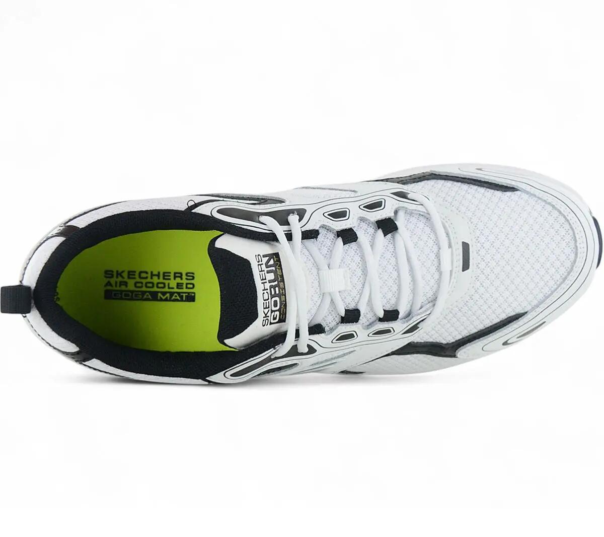 Hombre - Skechers Go Run - 220034-Wbk - Blanco 4/6