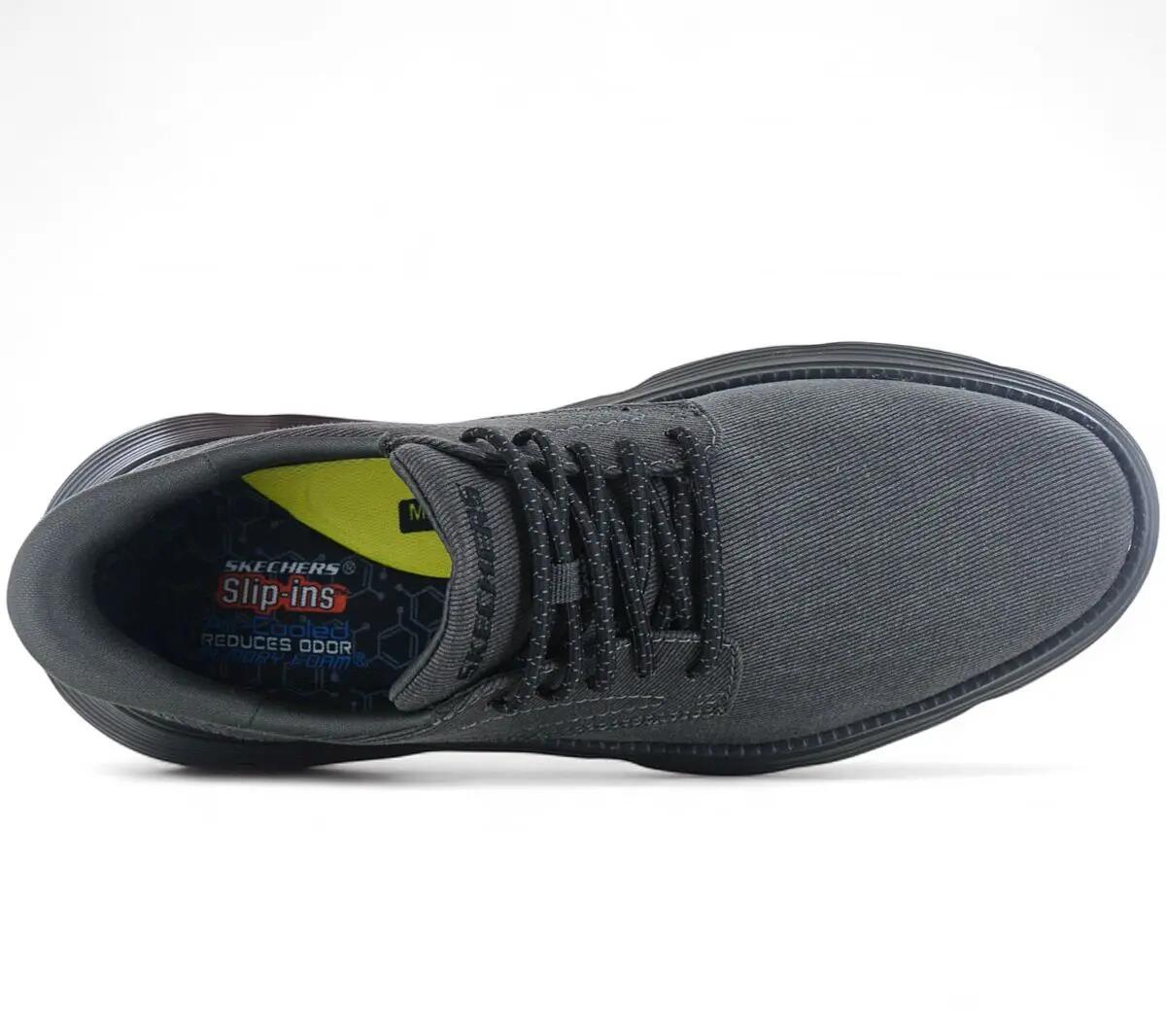 Męskie - Skechers Garza - 205352-Blk - Czarny 4/6