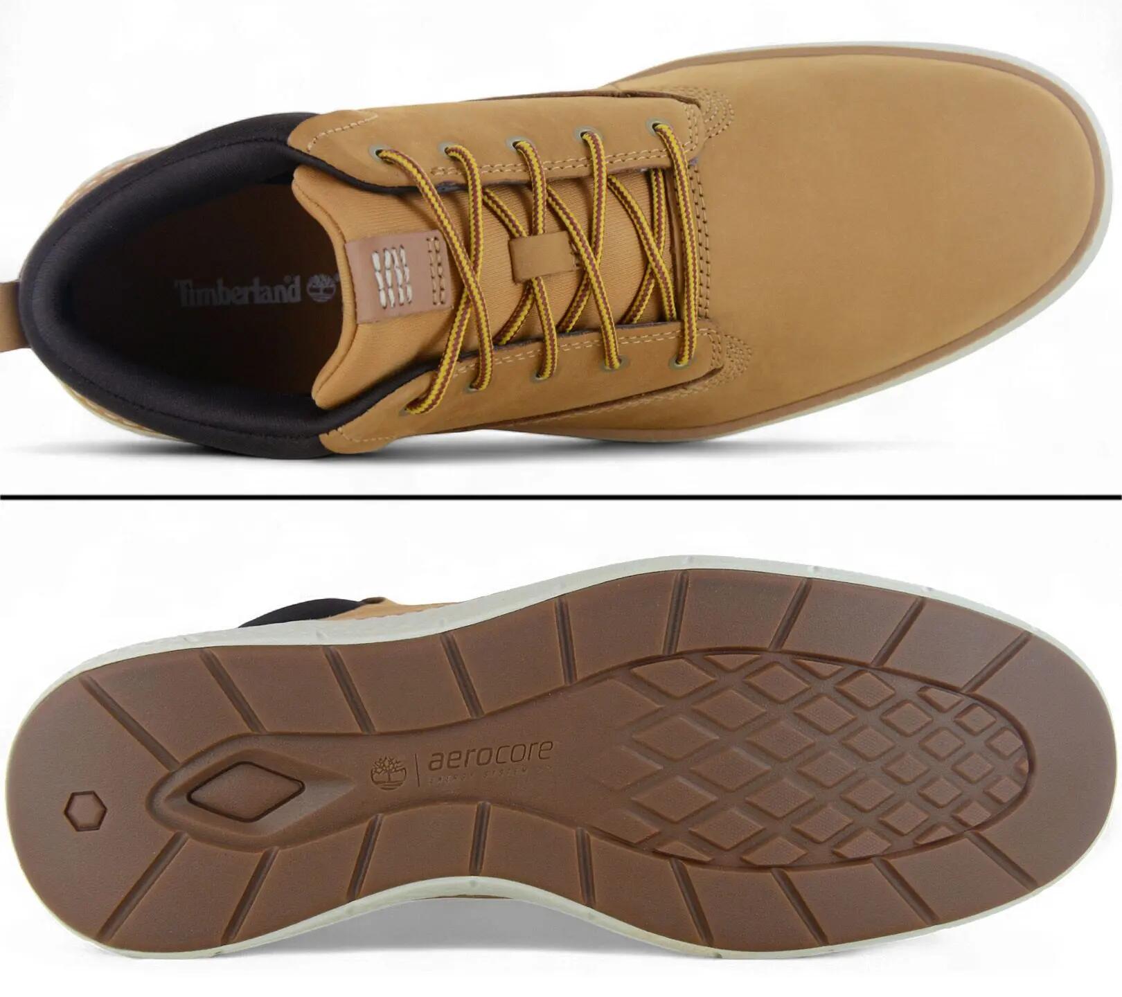 Homme - Timberland Cross Mark Mid Lace Chukka Boot - Tb0a1tr8-231 - Jaune 4/6