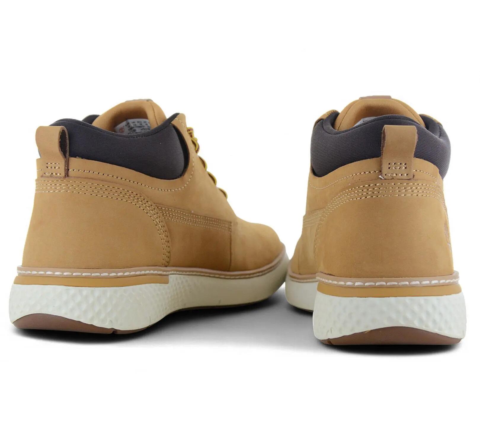 Homme - Timberland Cross Mark Mid Lace Chukka Boot - Tb0a1tr8-231 - Jaune 3/6
