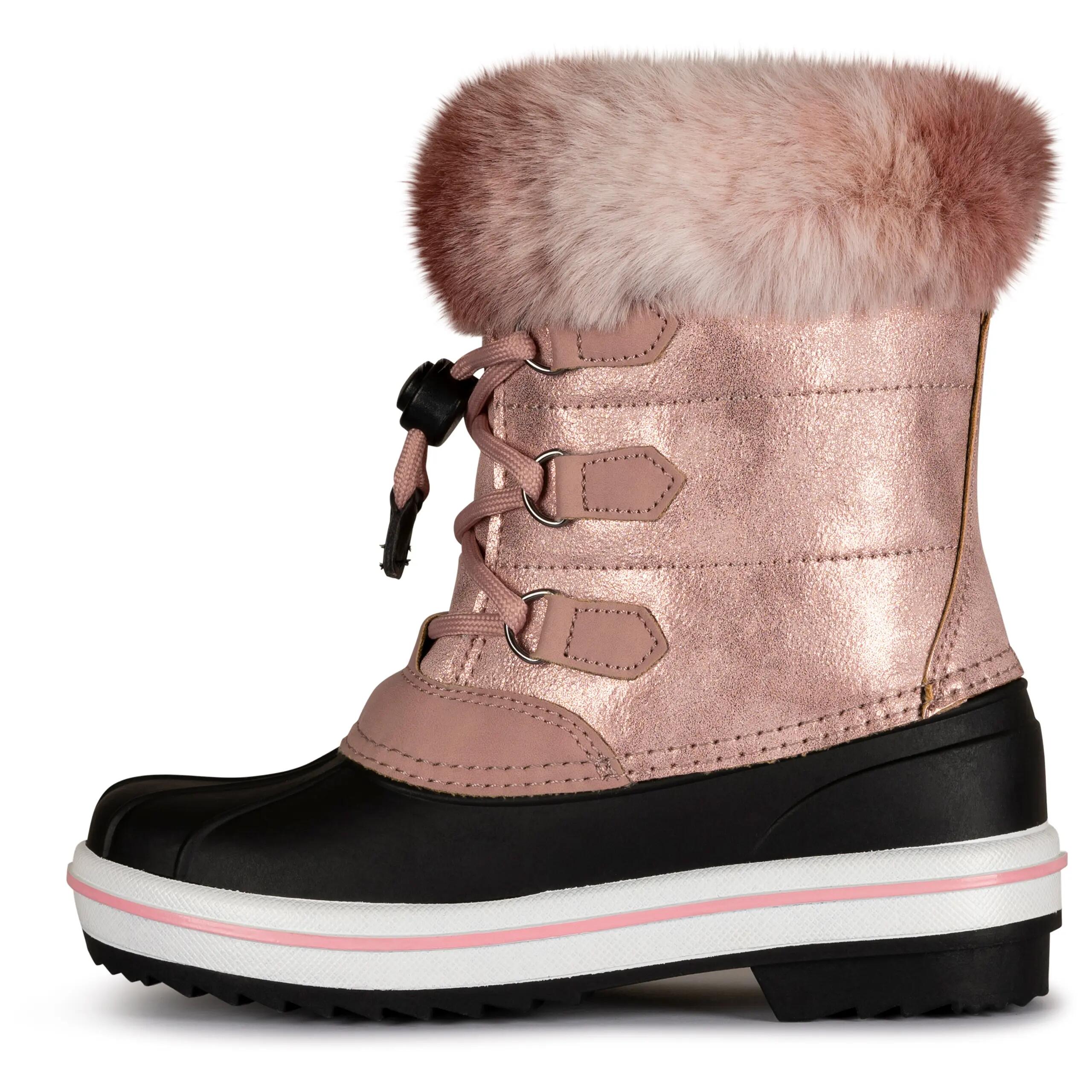 Trespass Eiry - Dziecięce buty śnieżne unisex w kolorze różowym 3/5