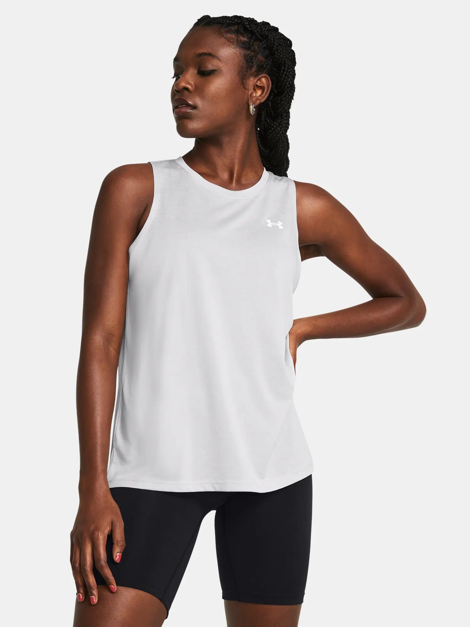 Női trikó Under Armour Tech Tank Twist-GRY 1/4