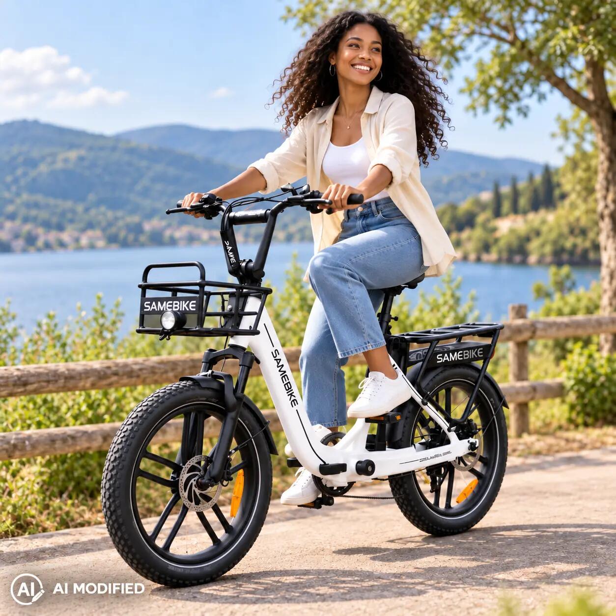 C05PRO faltbares Elektrofahrrad 470Wh-36V-13Ah - 20"x4" Rad FatBike 3/10