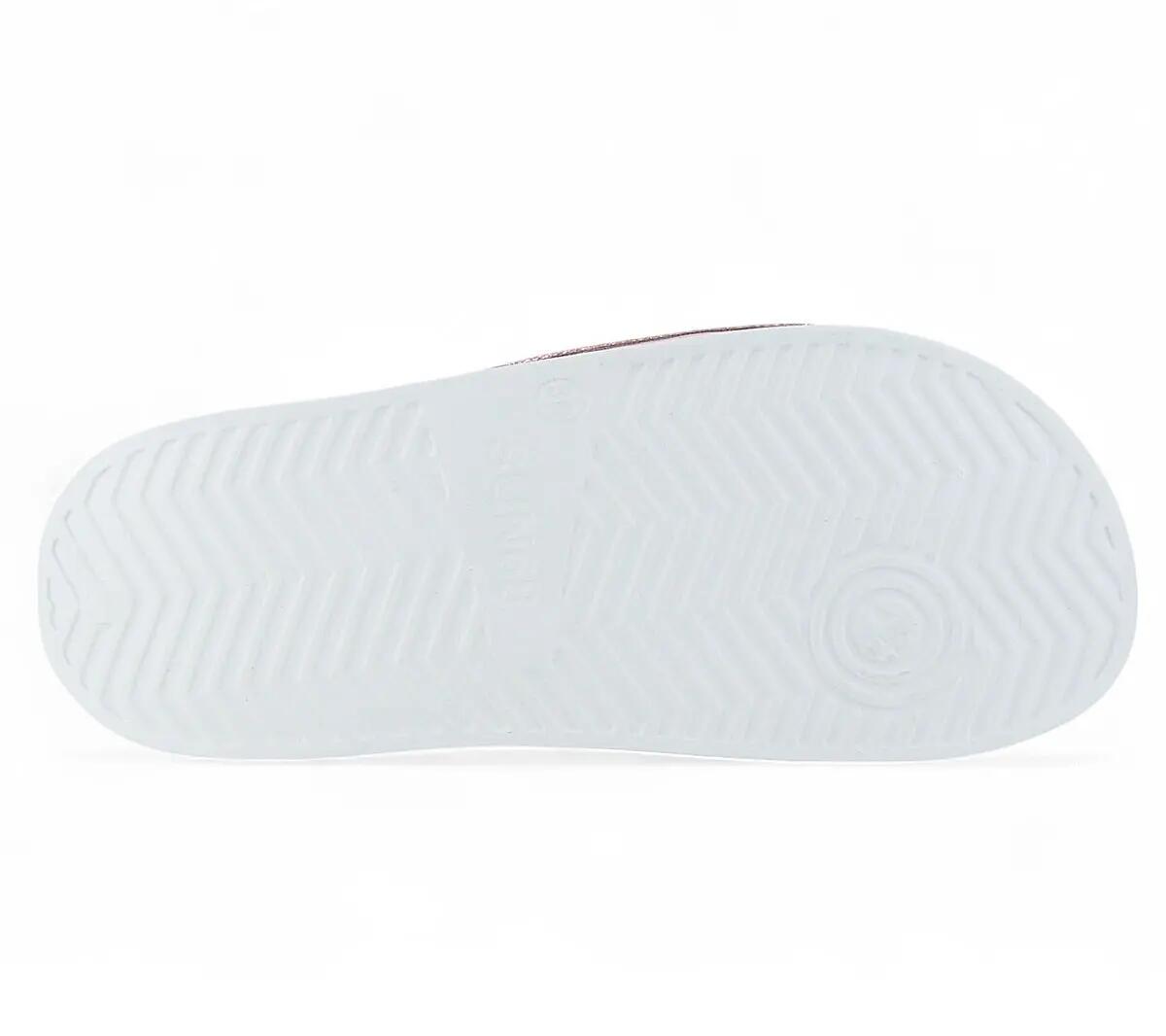 Sun 68 - Chaussons logo strass blanc/rose X35205-0104 5/6