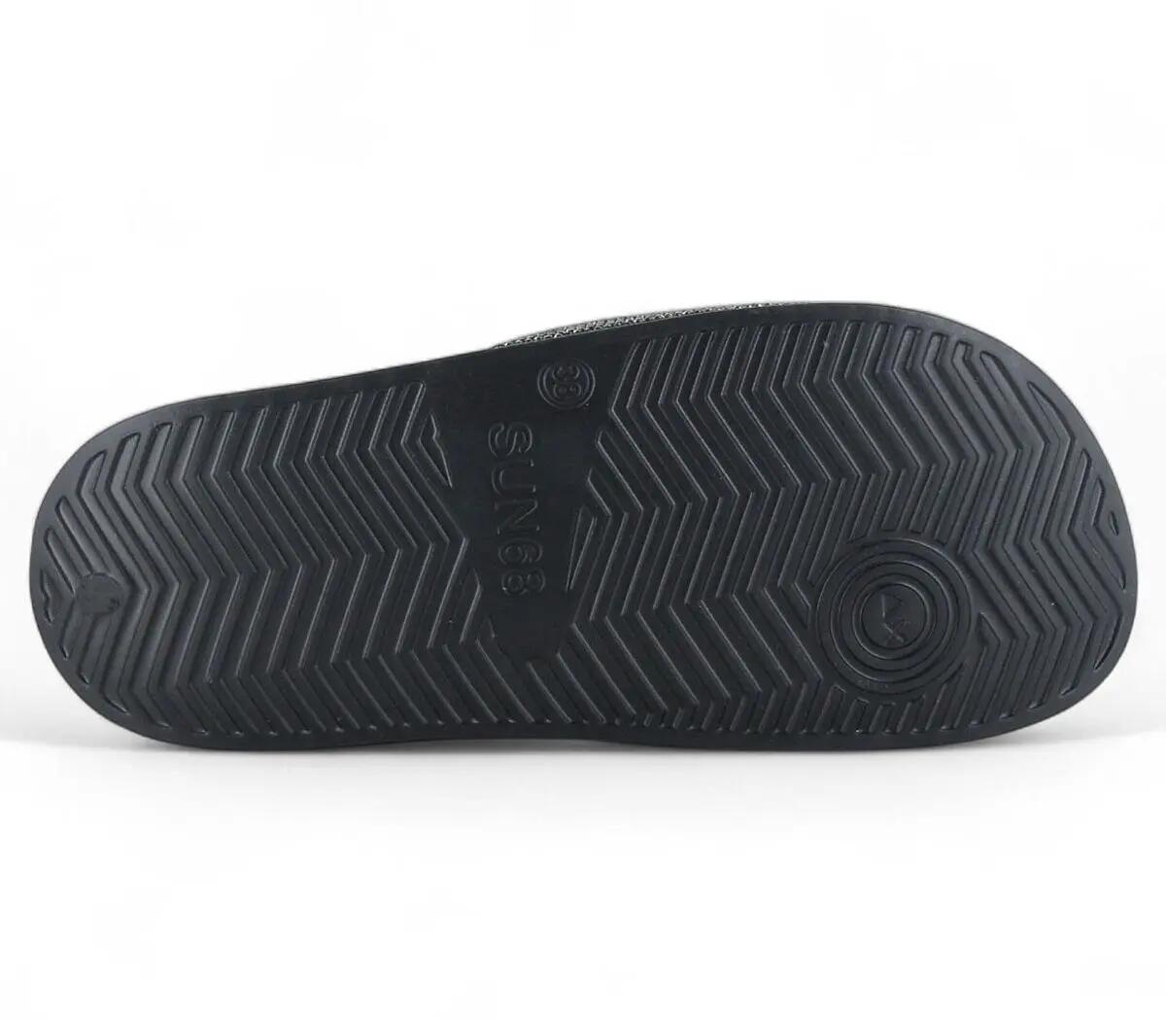 Mujer - Sun68 Slippers Logo Strass - X35205-11 - Negro 5/6