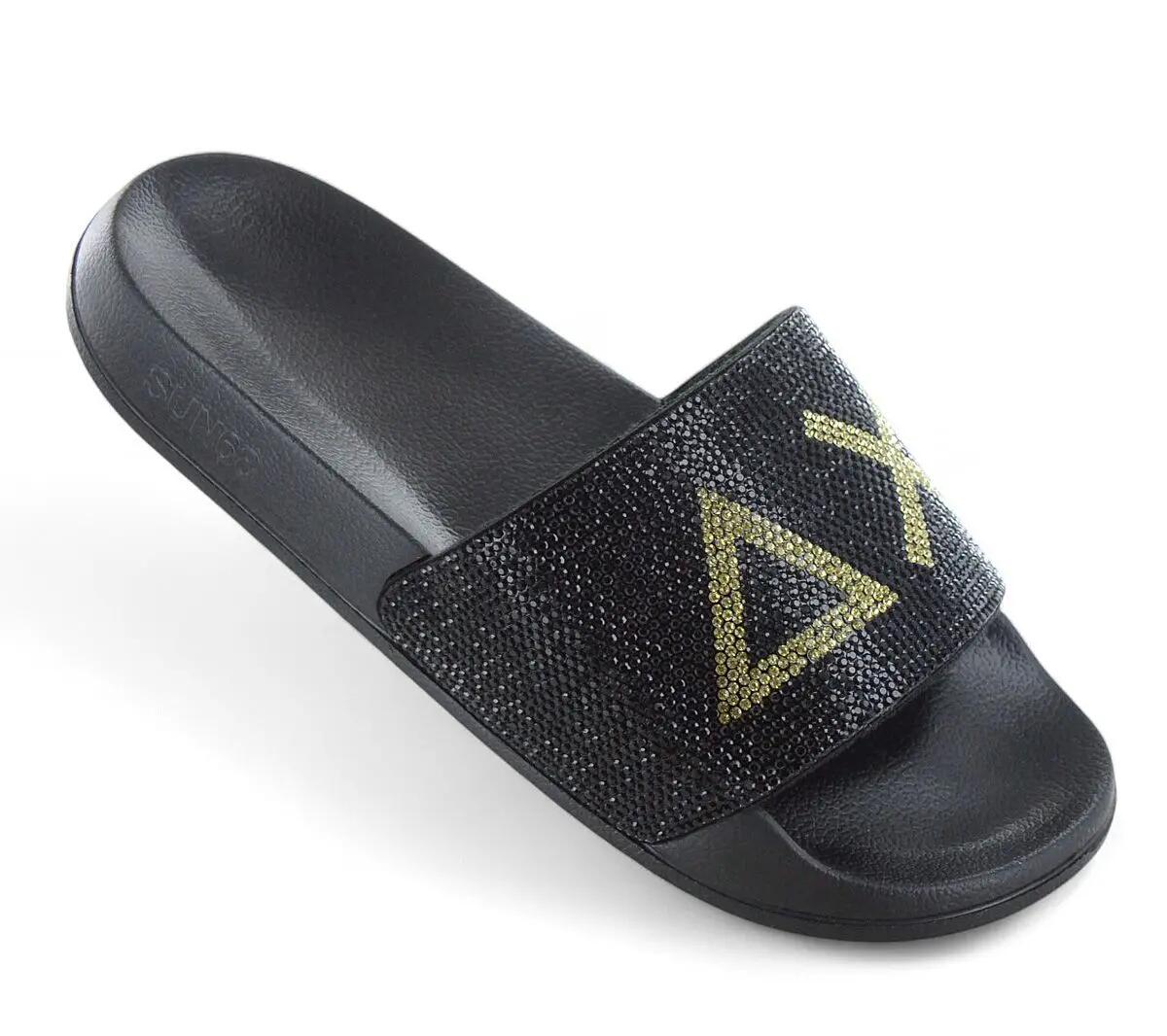 Mujer - Sun68 Slippers Logo Strass - X35205-11 - Negro 2/6