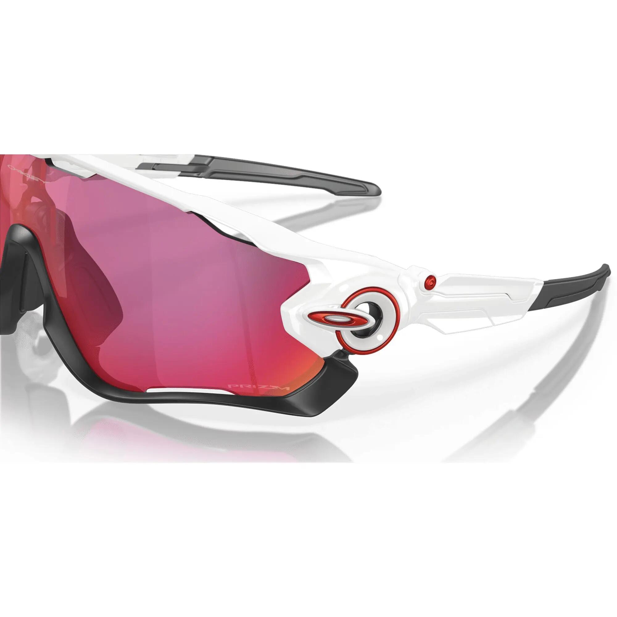 OCCHIALI OAKLEY JAWBREAKER POLISHED WHITE LENTE PRIZM ROAD 7/7