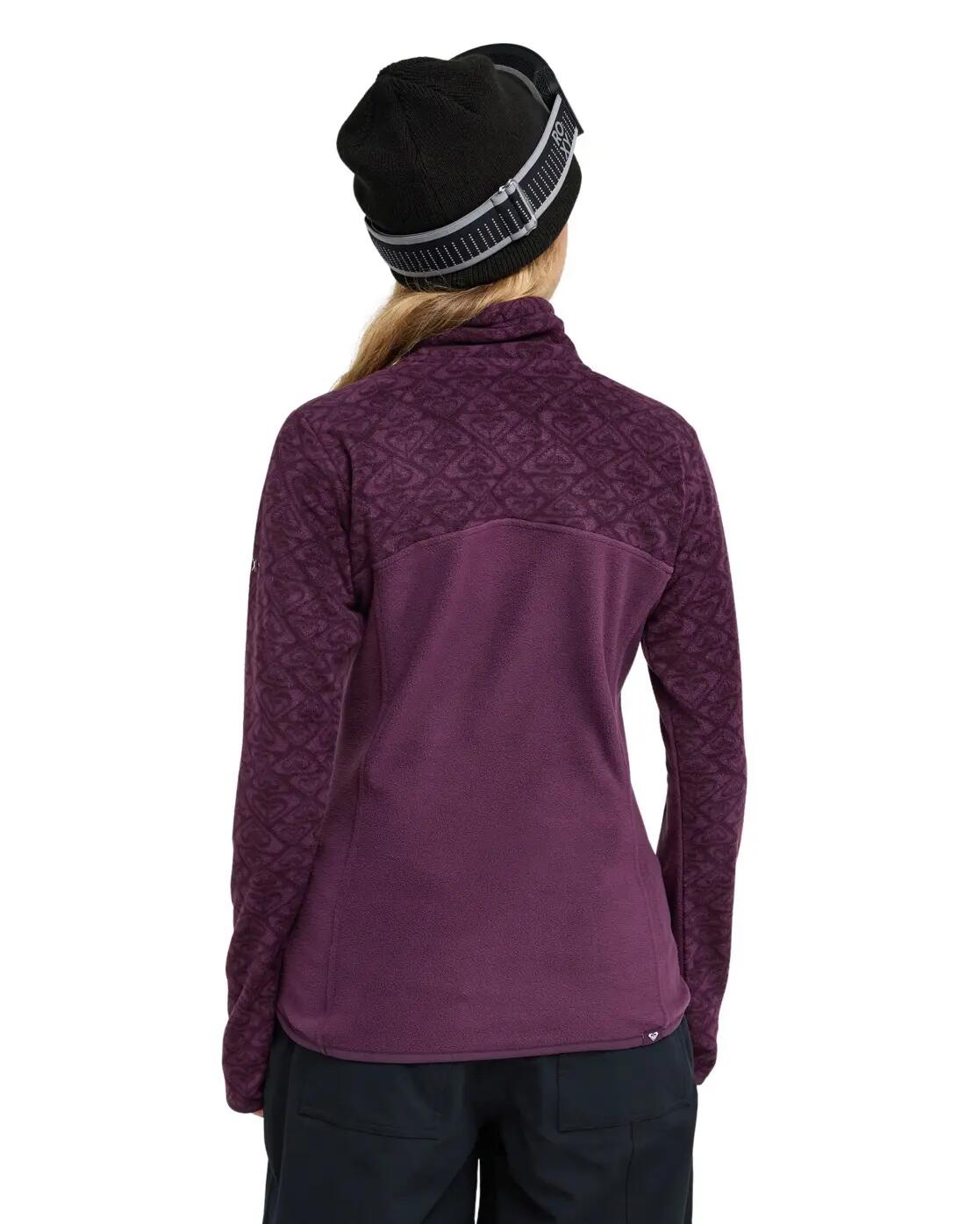 Couche intermédiaire technique SAYNA HALF ZIP Violet Femme 4/4