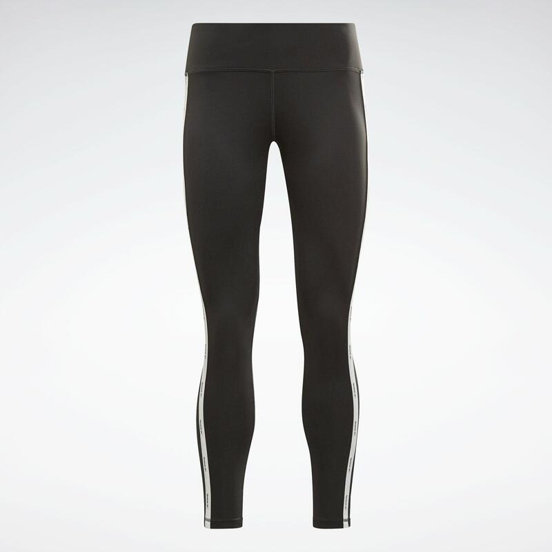 Sportleggings Reebok Piping, Fekete, Nők