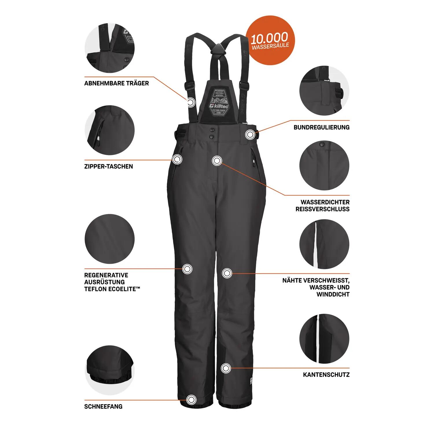 Kinder Skihose KSW 213 GRLS SKI PNTS 5/6