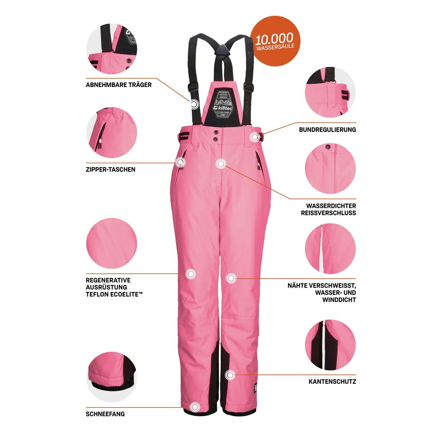 Salopette de ski fille Killtec KSW 213 5/6