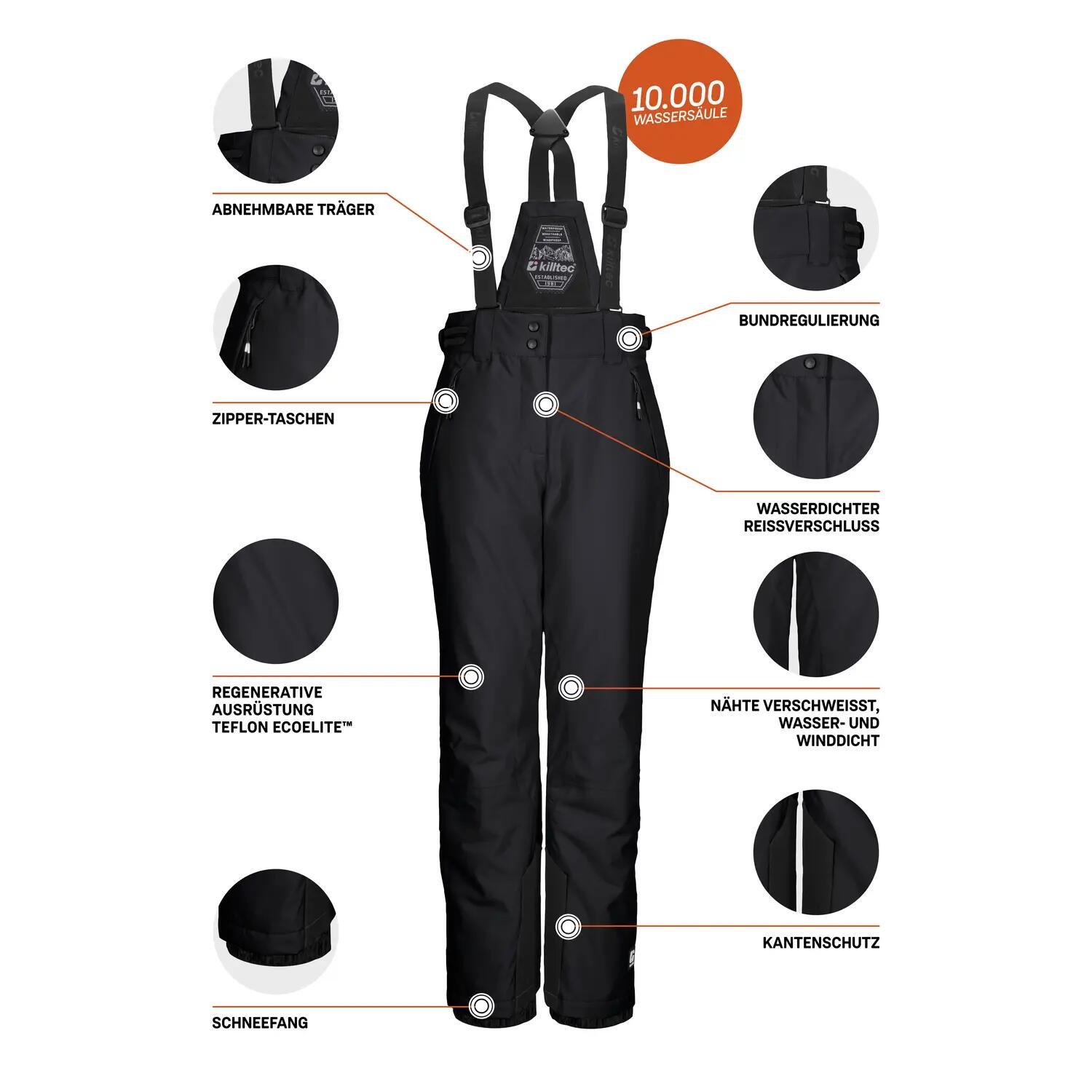 Salopette de ski fille Killtec KSW 213 5/6