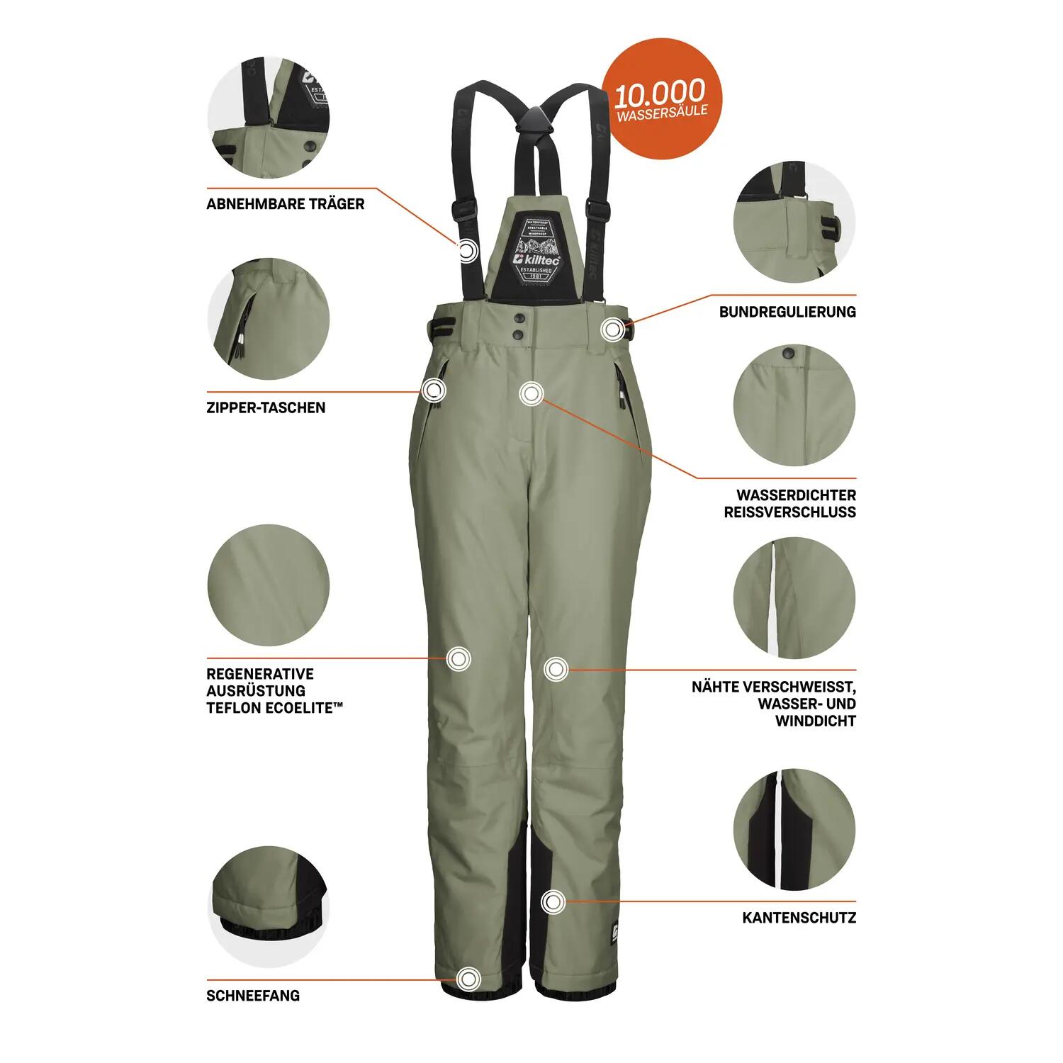 Kinder Skihose KSW 213 GRLS SKI PNTS 5/6
