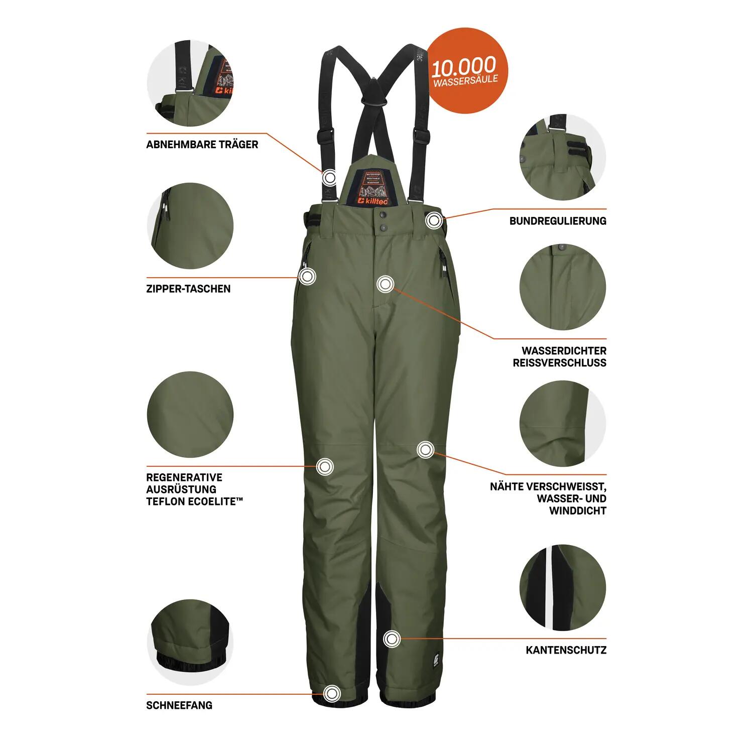 Kinder Skihose KSW 214 BYS SKI PNTS 5/6