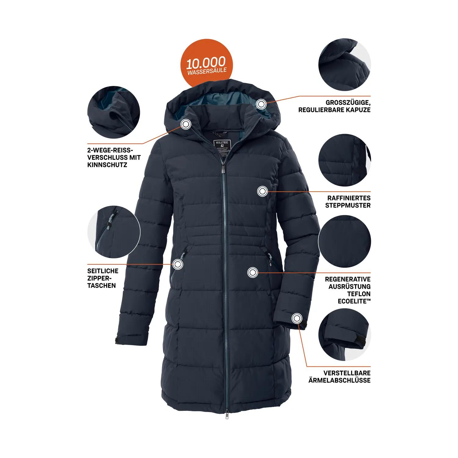 Damen Steppparka KOW 11 WMN QLTD PRK 5/7