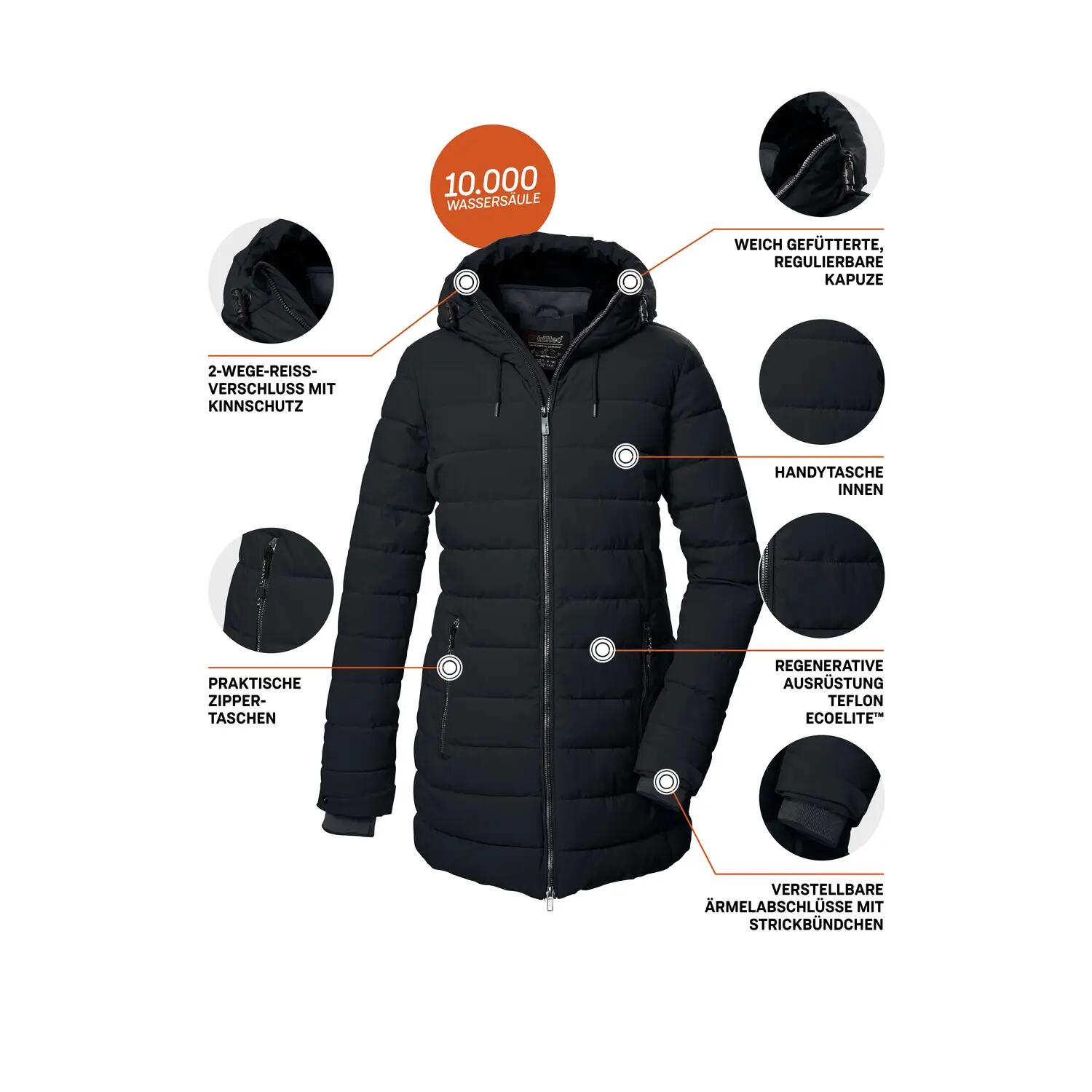 Parka dla kobiet Killtec Kow 55 Qltd 5/6
