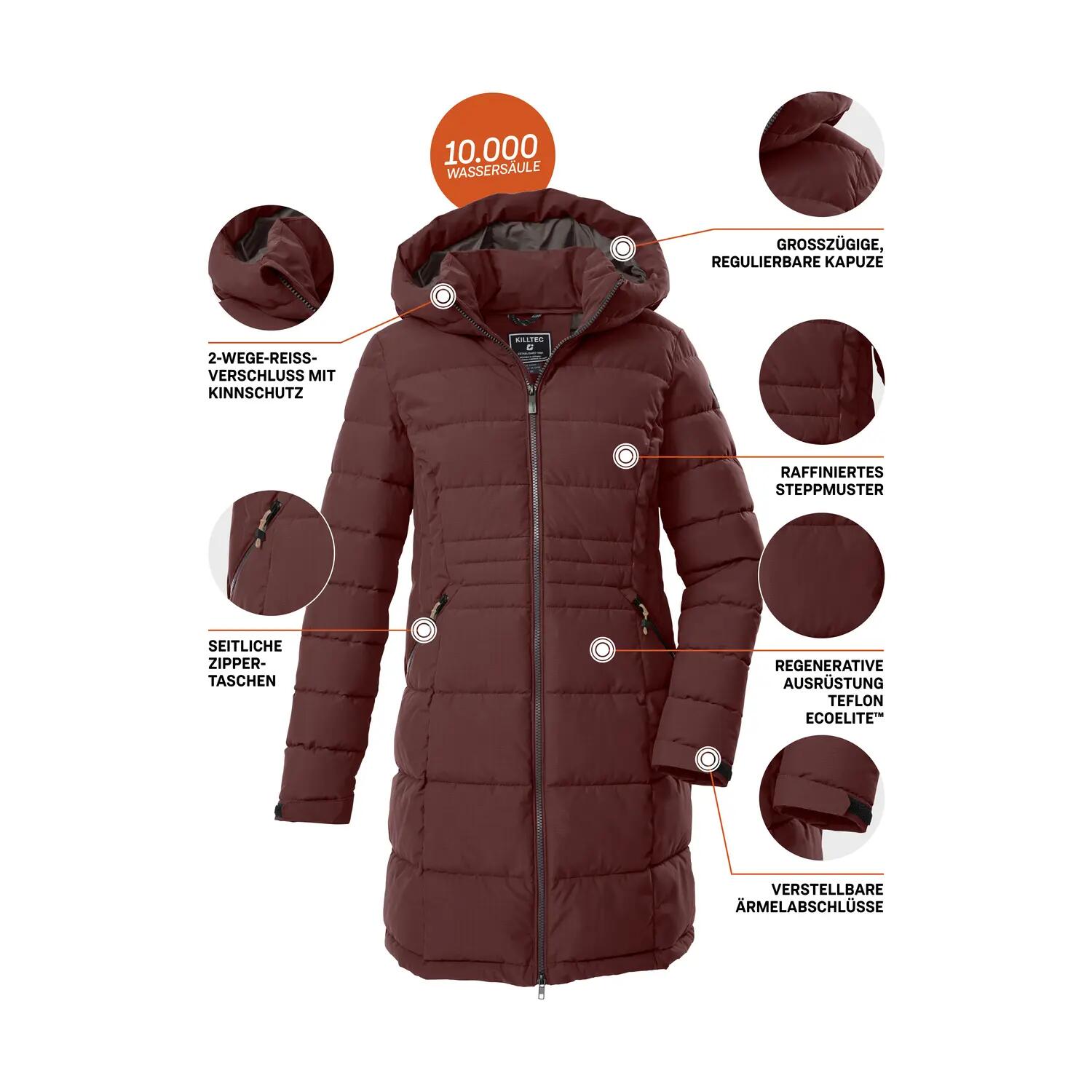 Damen Steppparka KOW 11 WMN QLTD PRK 5/6