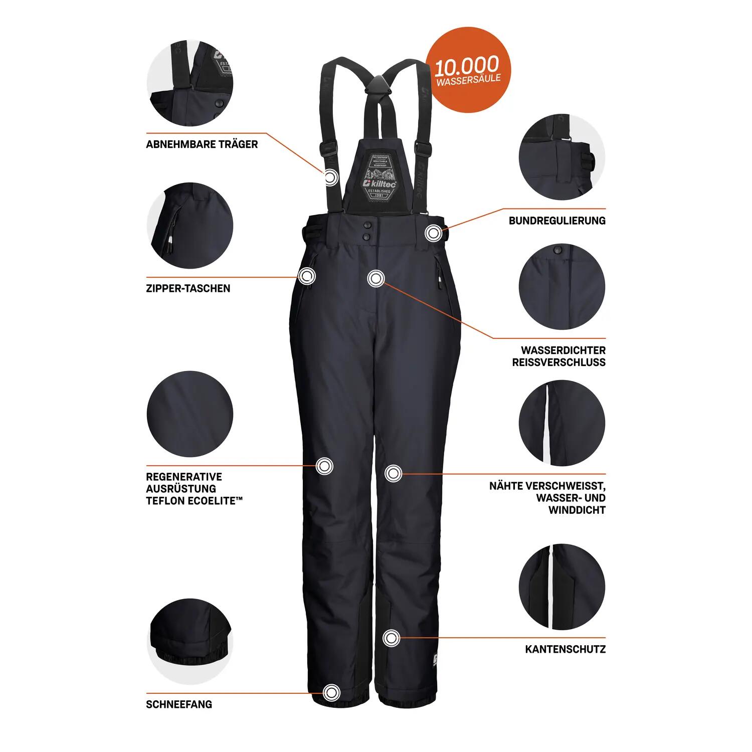 Salopette de ski fille Killtec KSW 213 5/6