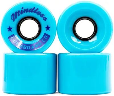 Mindless cruiser wielen 4-pack - 60mm - light blue