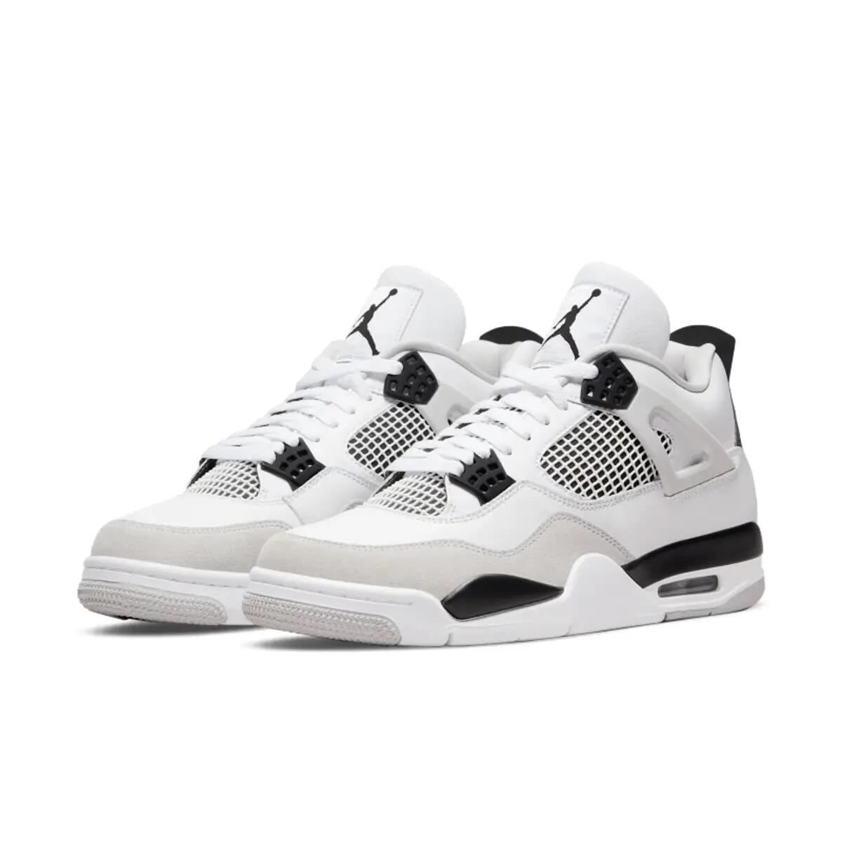 4 Retro Military Black 4/6