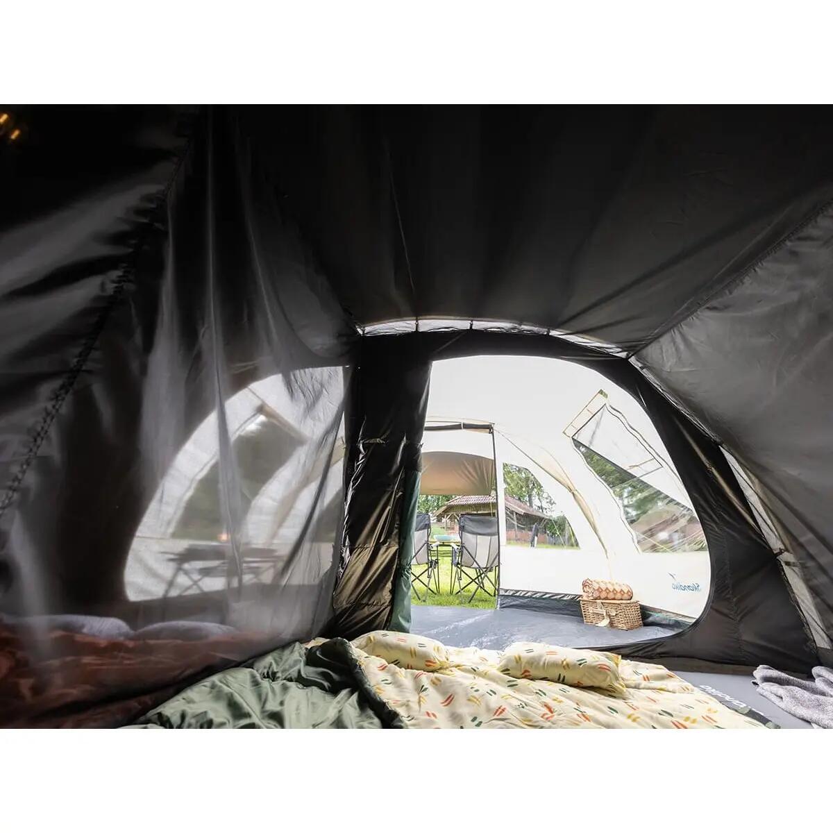 Tente tunnel - Hafslo 5 XL Sleeper Protect - 5 pers, Sol cousu, Cabine noire 7/15