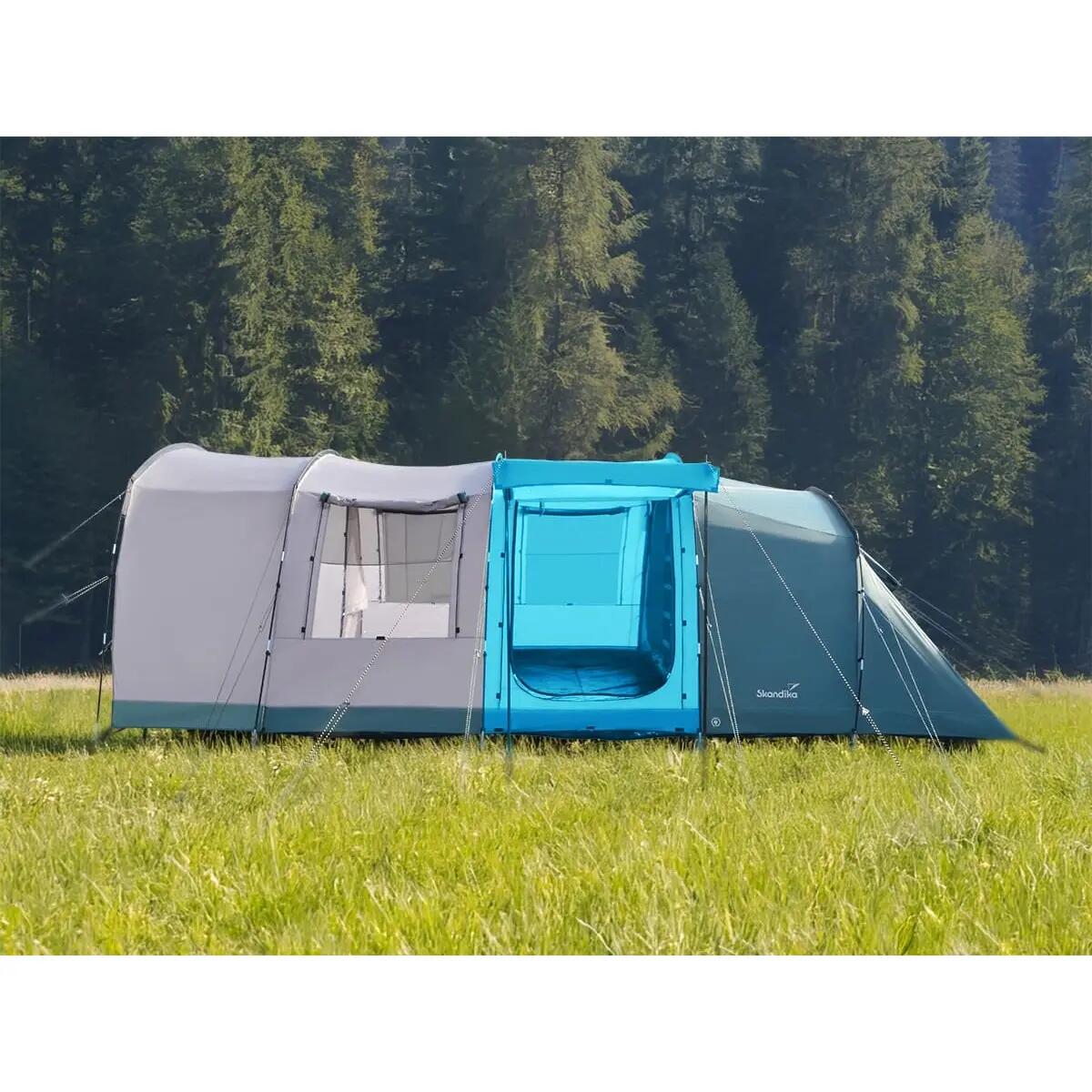 Tente tunnel - Hafslo 5 XL Sleeper Protect - 5 pers, Sol cousu, Cabine noire 3/15